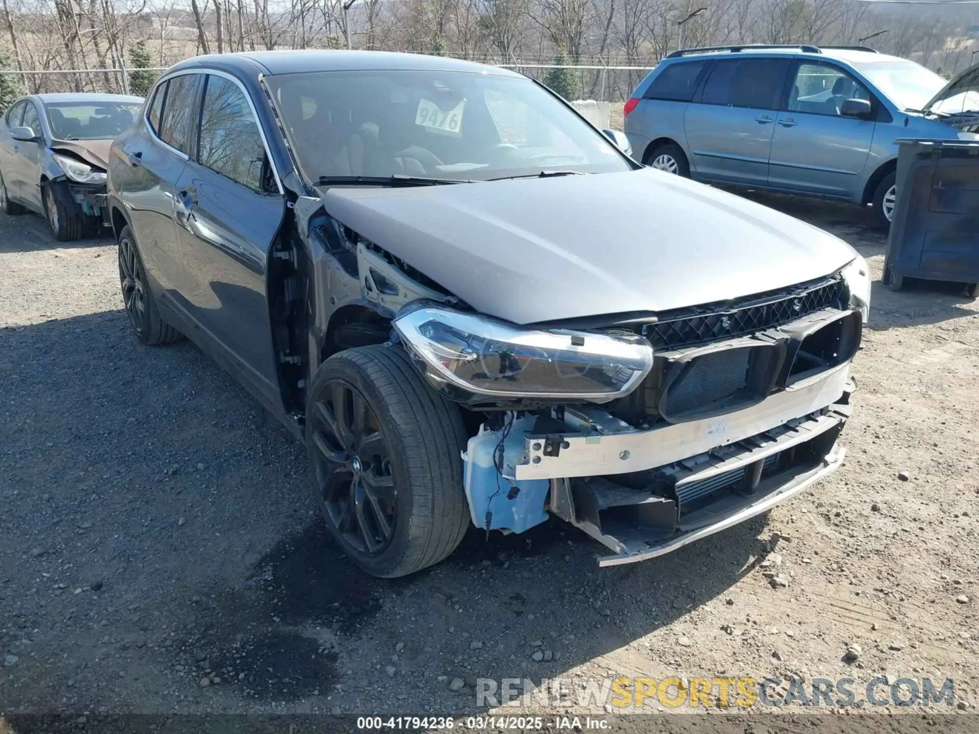 6 Photograph of a damaged car WBXYJ1C09L5P56146 BMW X2 2020