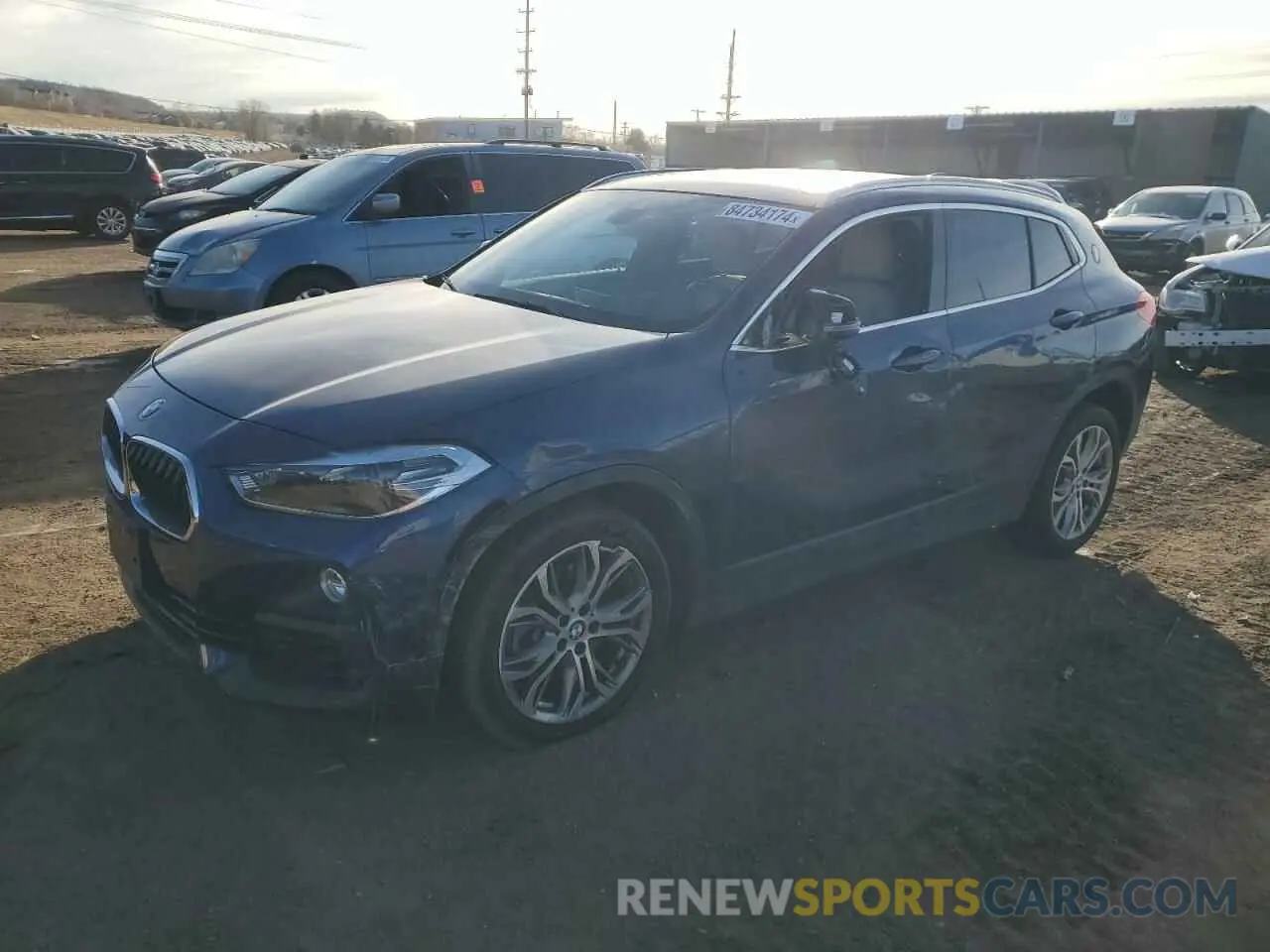 1 Photograph of a damaged car WBXYJ1C0XL5P33605 BMW X2 2020