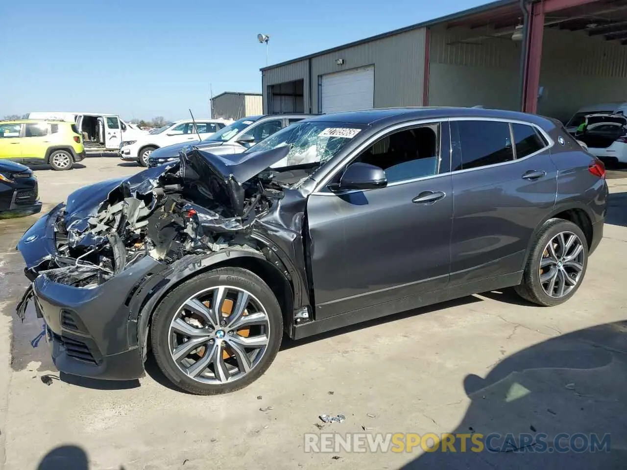 1 Photograph of a damaged car WBXYH9C00M5S76654 BMW X2 2021