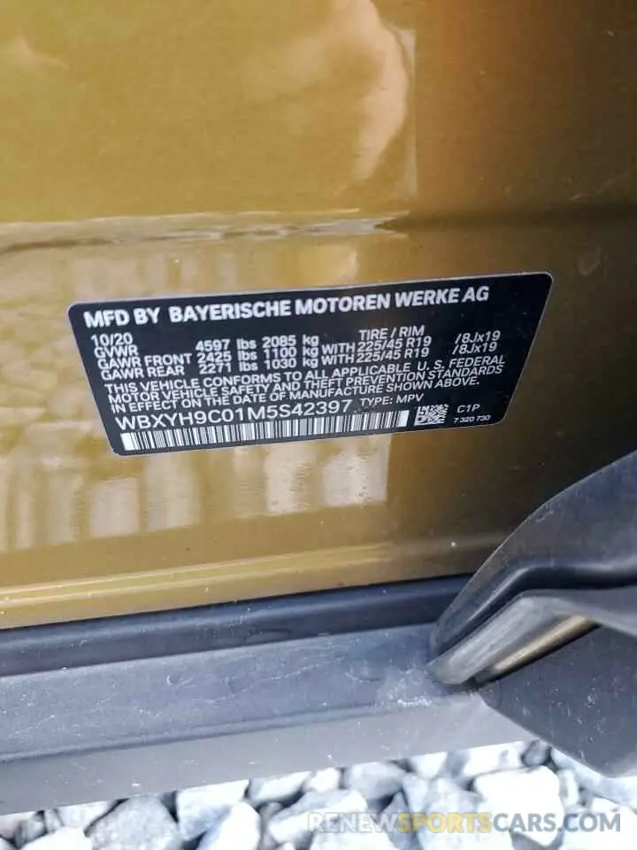 13 Photograph of a damaged car WBXYH9C01M5S42397 BMW X2 2021