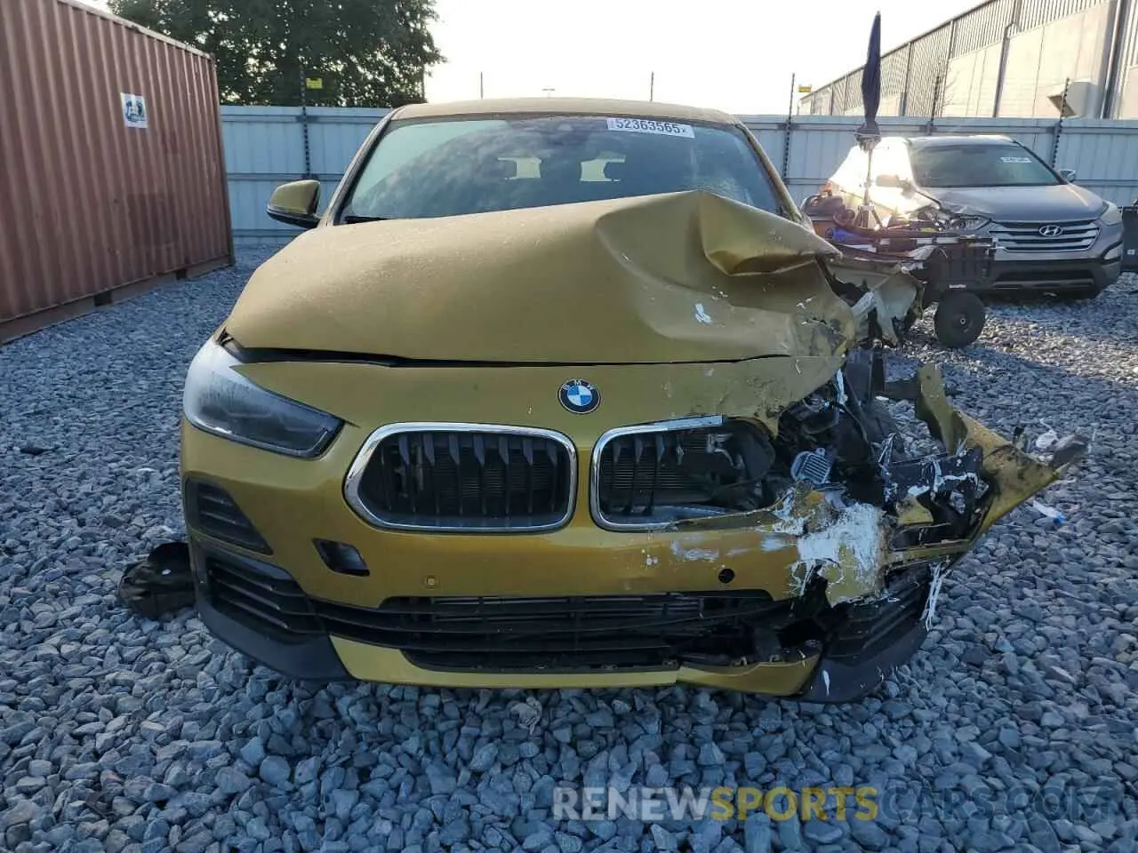5 Photograph of a damaged car WBXYH9C01M5S42397 BMW X2 2021