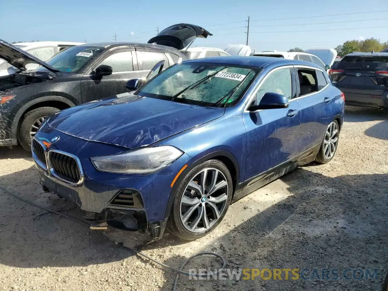 1 Photograph of a damaged car WBXYH9C02M5S54591 BMW X2 2021