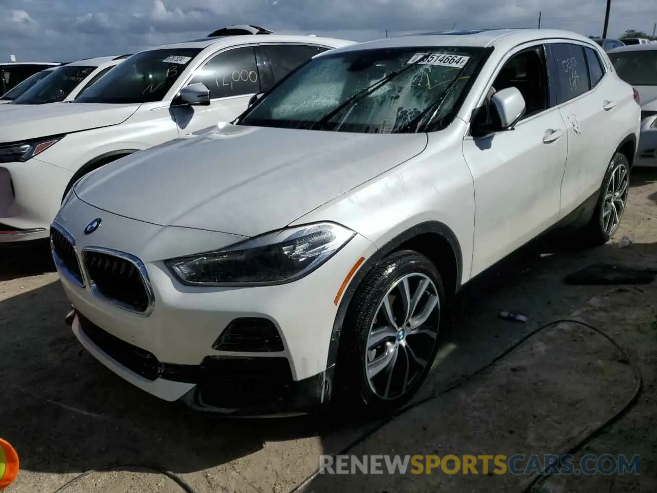 1 Photograph of a damaged car WBXYH9C08M5S77485 BMW X2 2021