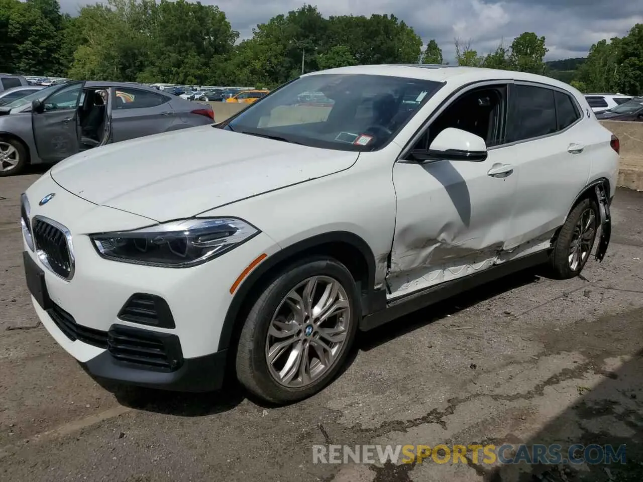 1 Photograph of a damaged car WBXYJ1C03M5S48420 BMW X2 2021