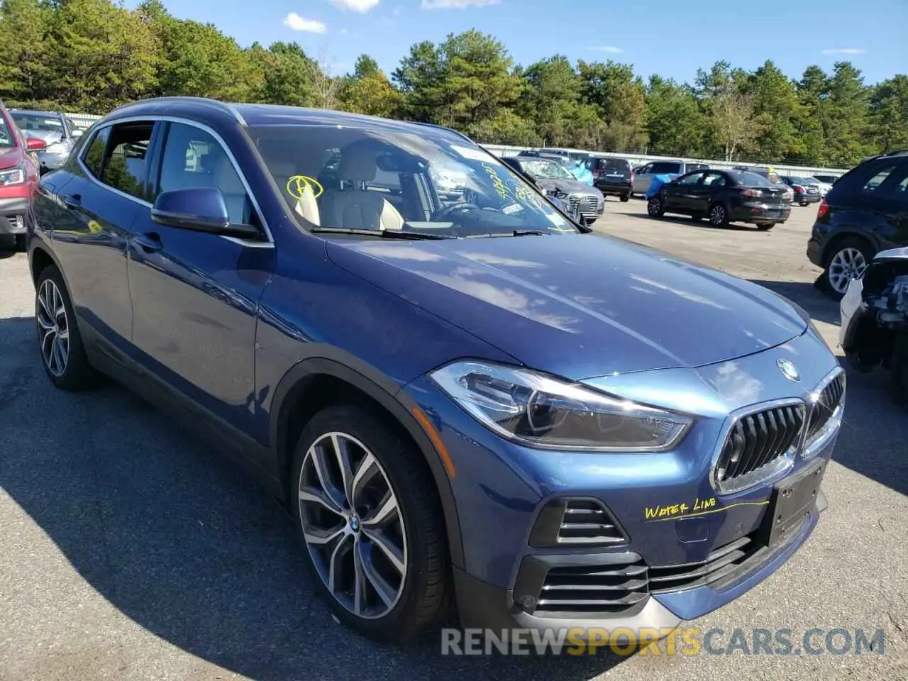1 Photograph of a damaged car WBXYJ1C04M5S47275 BMW X2 2021