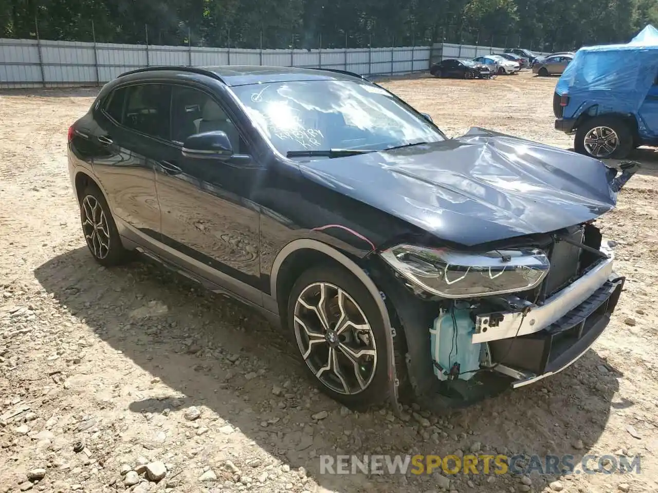 1 Photograph of a damaged car WBXYJ1C07M5S09684 BMW X2 2021