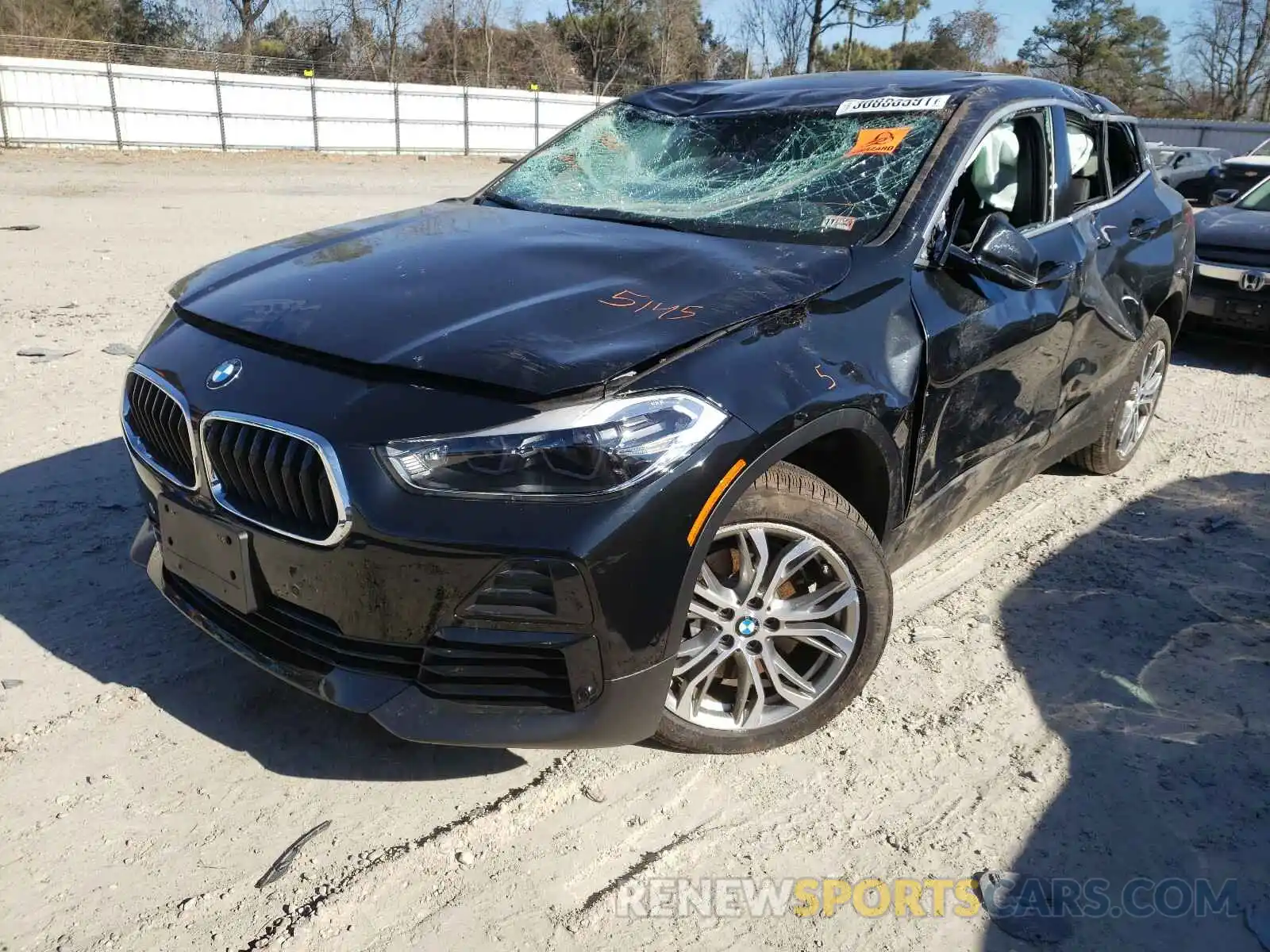 2 Photograph of a damaged car WBXYJ1C0XM5S04978 BMW X2 2021