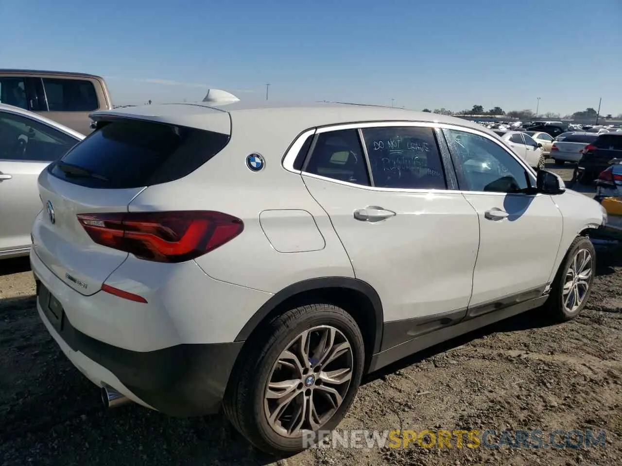 3 Photograph of a damaged car WBXYH9C02N5U08296 BMW X2 2022