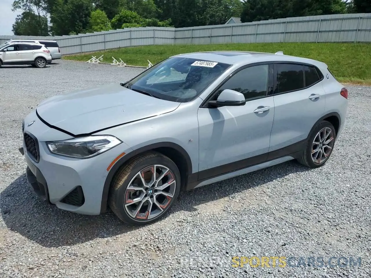 1 Photograph of a damaged car WBXYH9C09N5T46329 BMW X2 2022