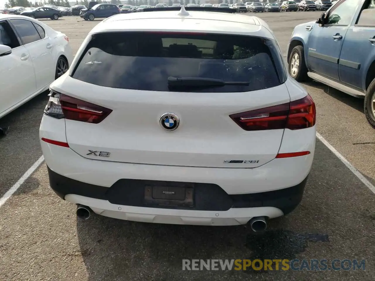 6 Photograph of a damaged car WBXYH9C09N5U02737 BMW X2 2022