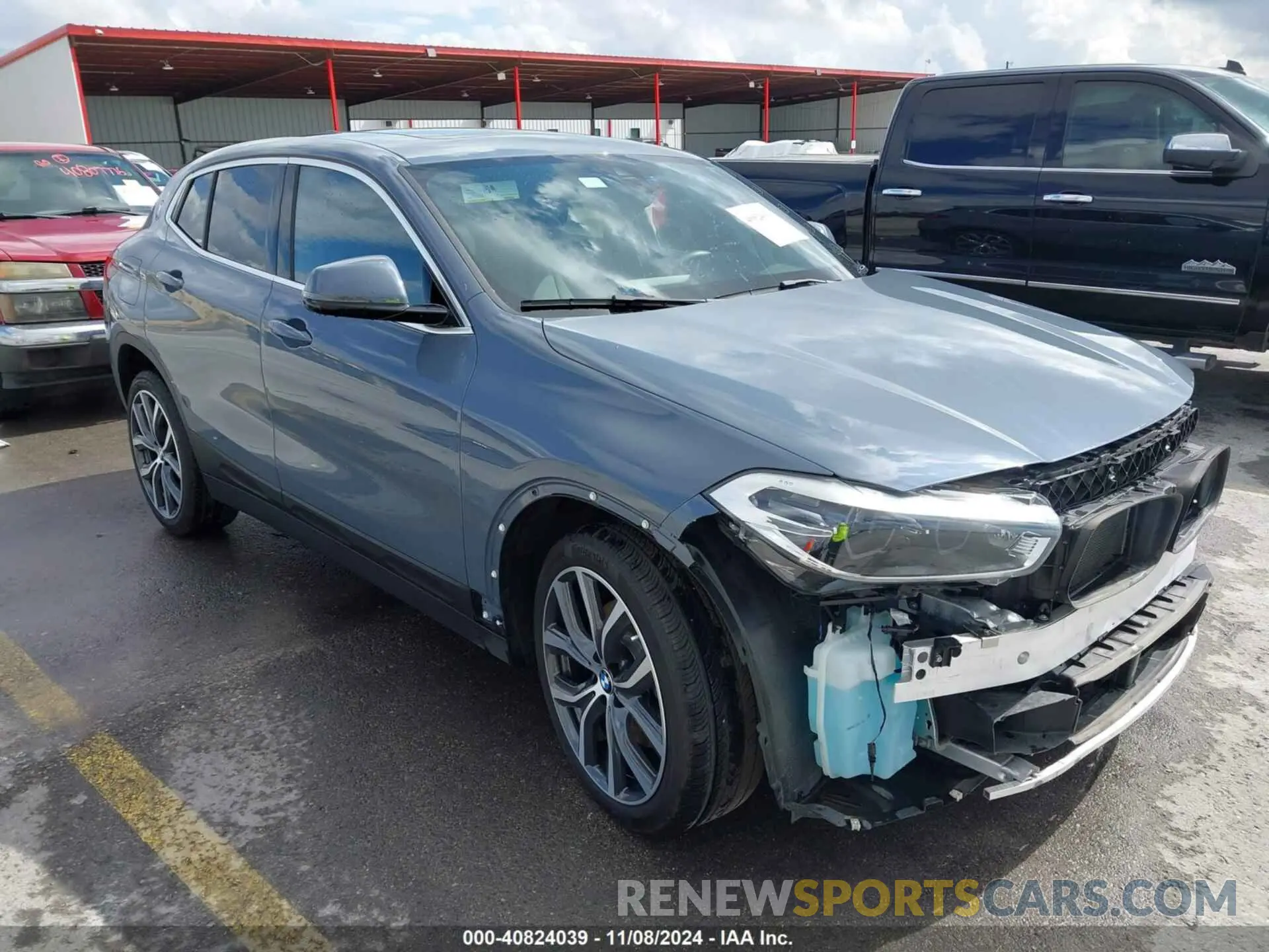 1 Photograph of a damaged car WBXYH9C09N5U74943 BMW X2 2022