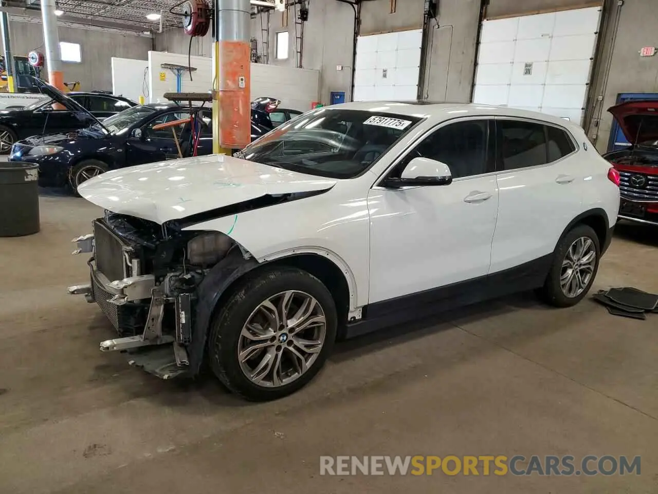 1 Photograph of a damaged car WBXYJ1C05N5U18648 BMW X2 2022