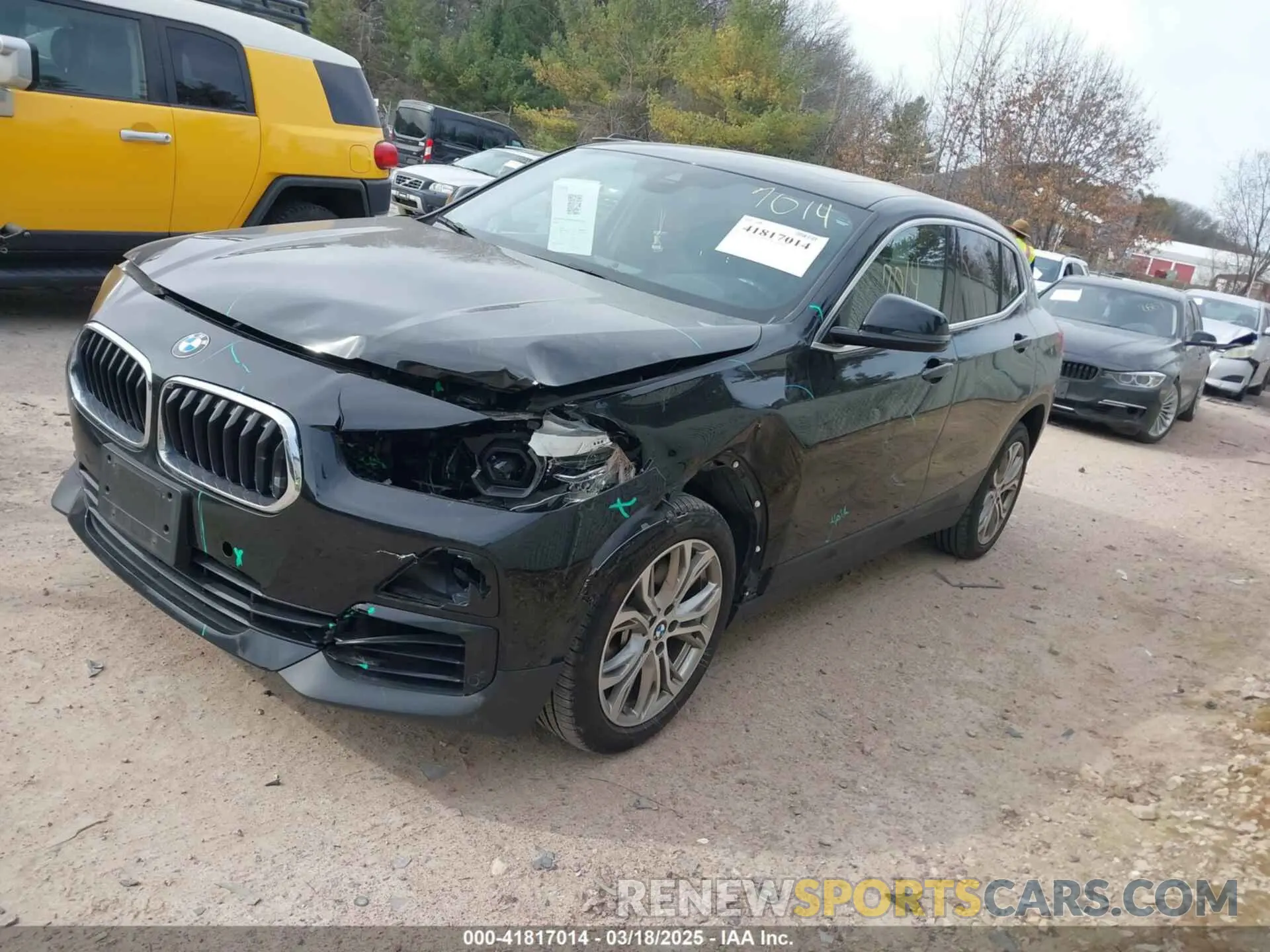 2 Photograph of a damaged car WBXYJ1C09N5U38465 BMW X2 2022