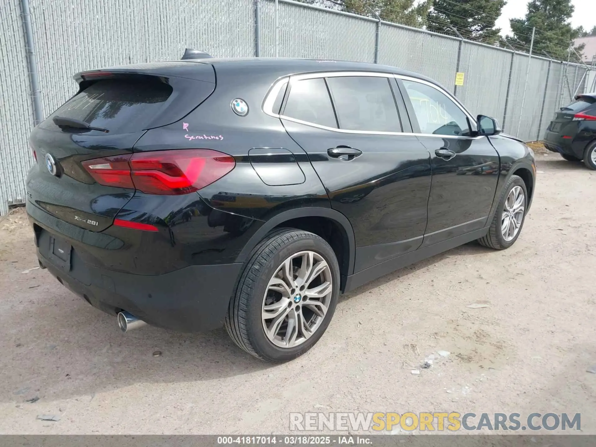 4 Photograph of a damaged car WBXYJ1C09N5U38465 BMW X2 2022