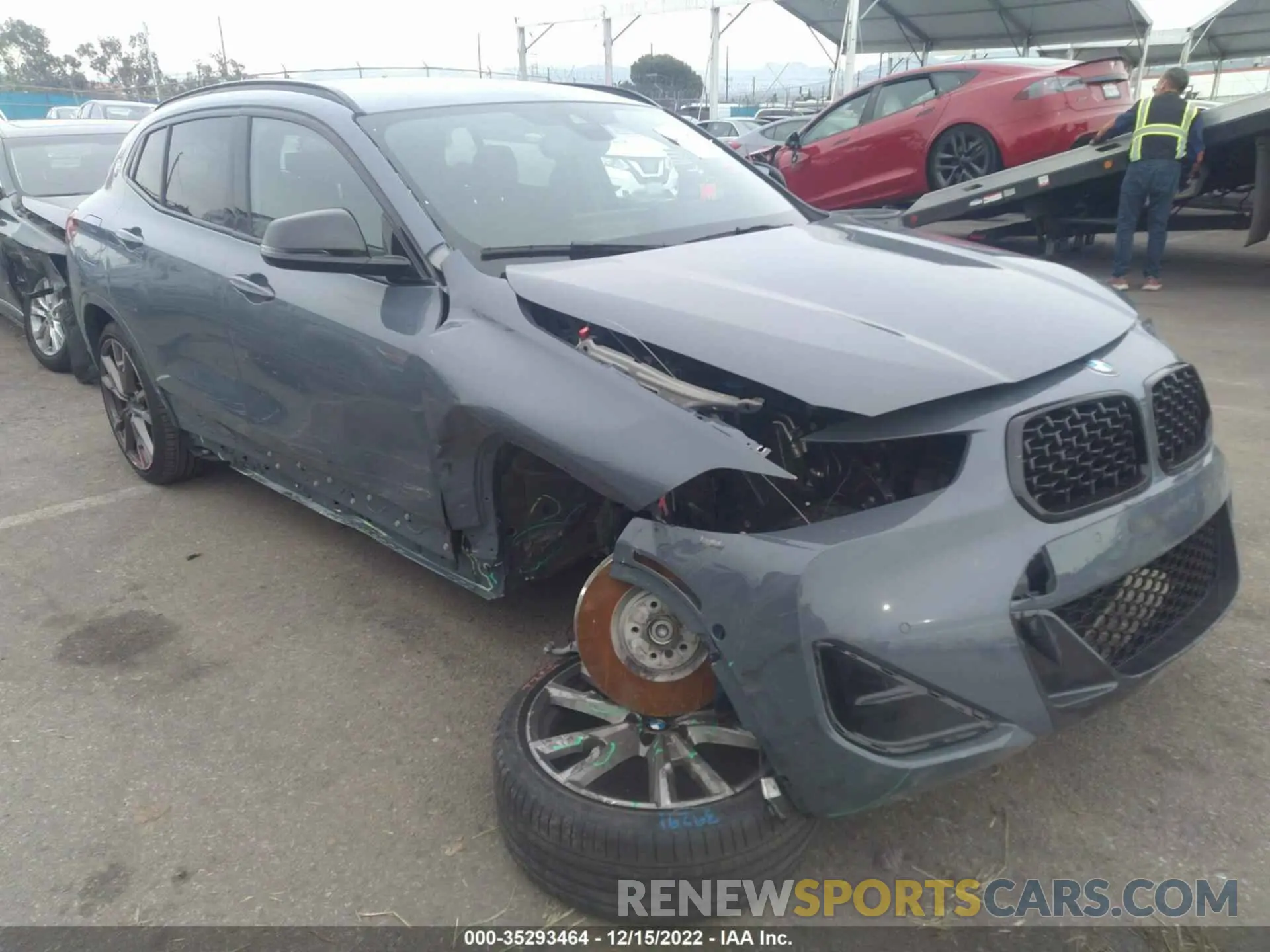 1 Photograph of a damaged car WBXYN1C03N5U73247 BMW X2 2022