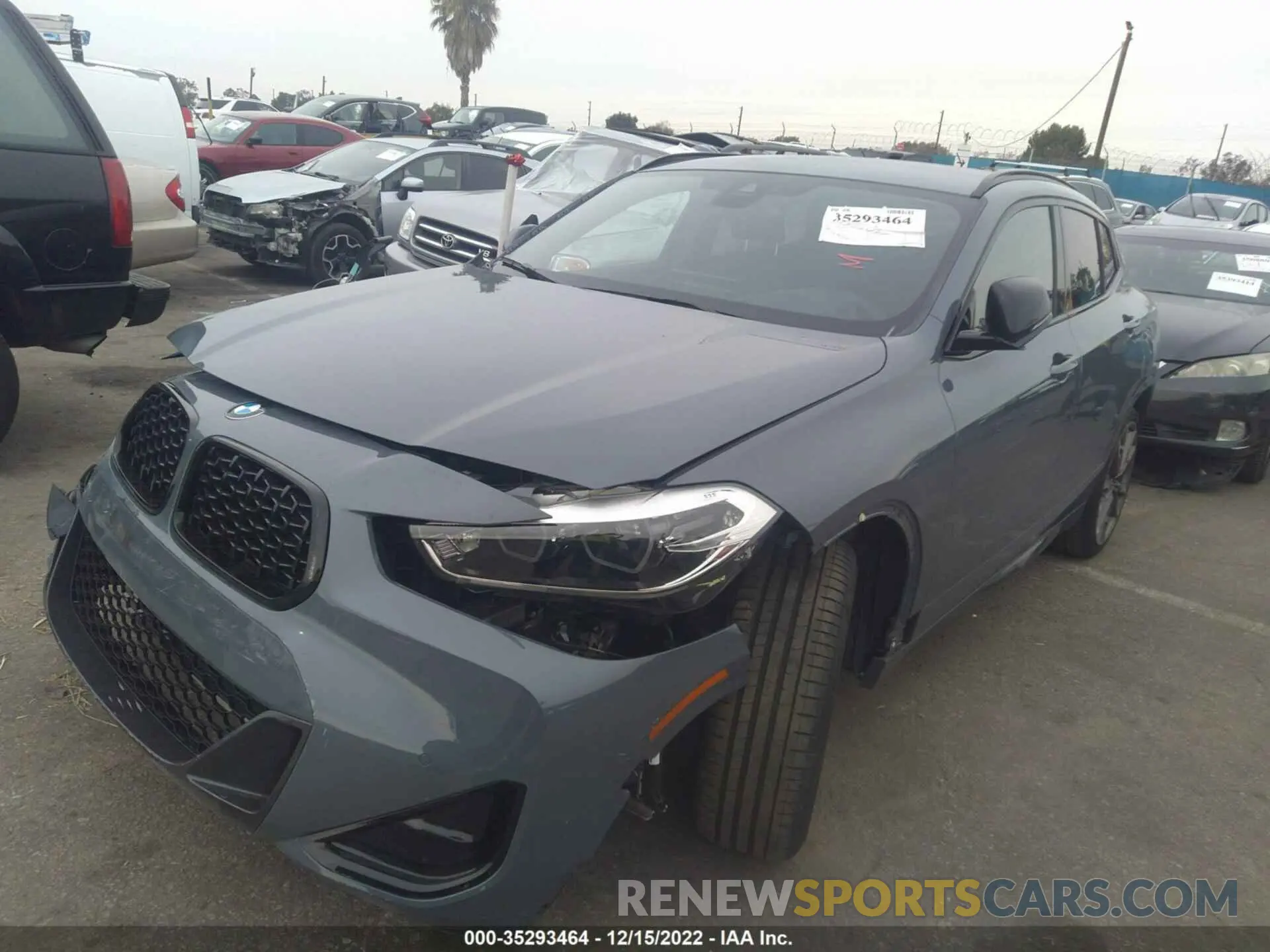 2 Photograph of a damaged car WBXYN1C03N5U73247 BMW X2 2022