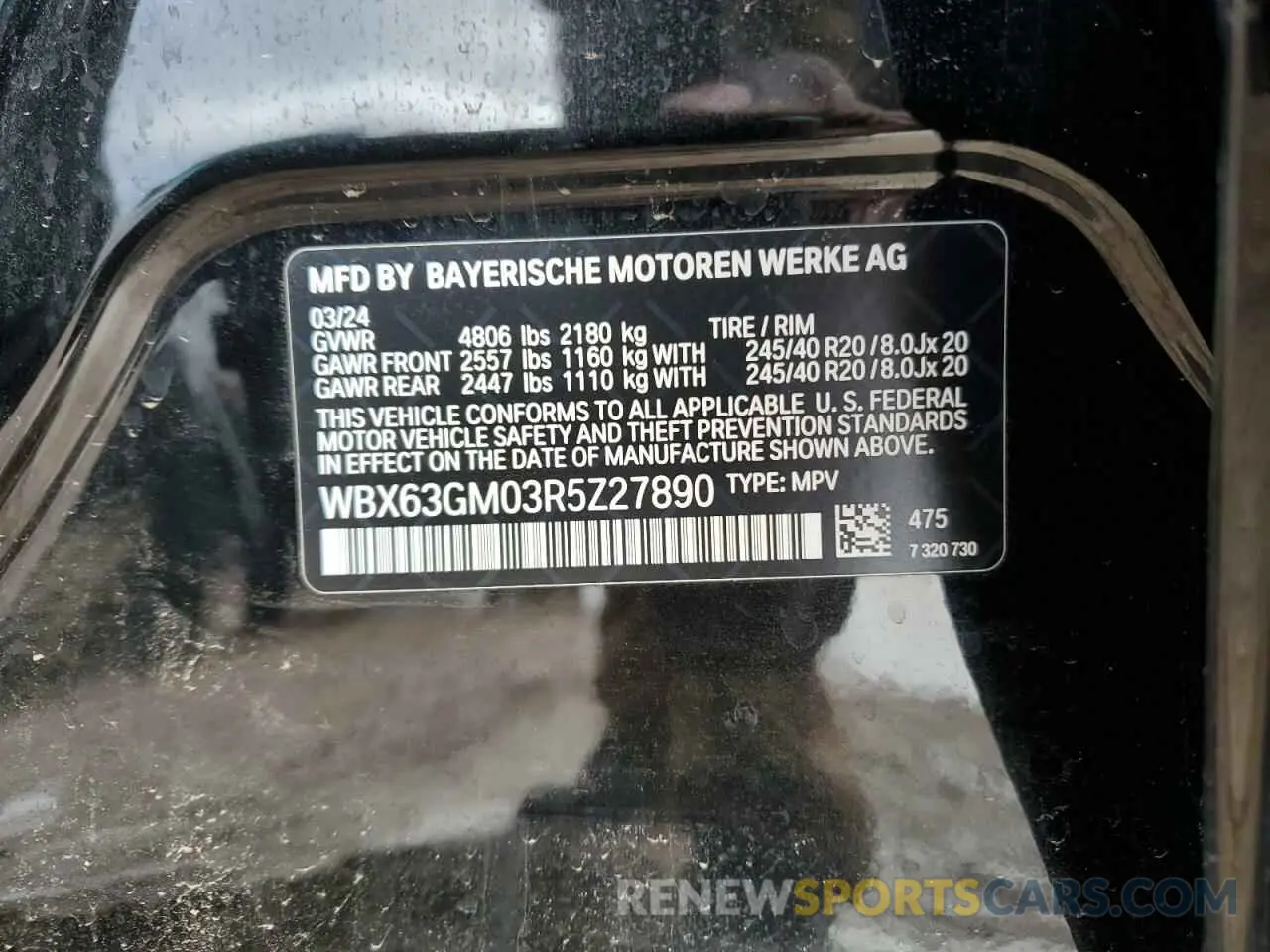 12 Photograph of a damaged car WBX63GM03R5Z27890 BMW X2 2024