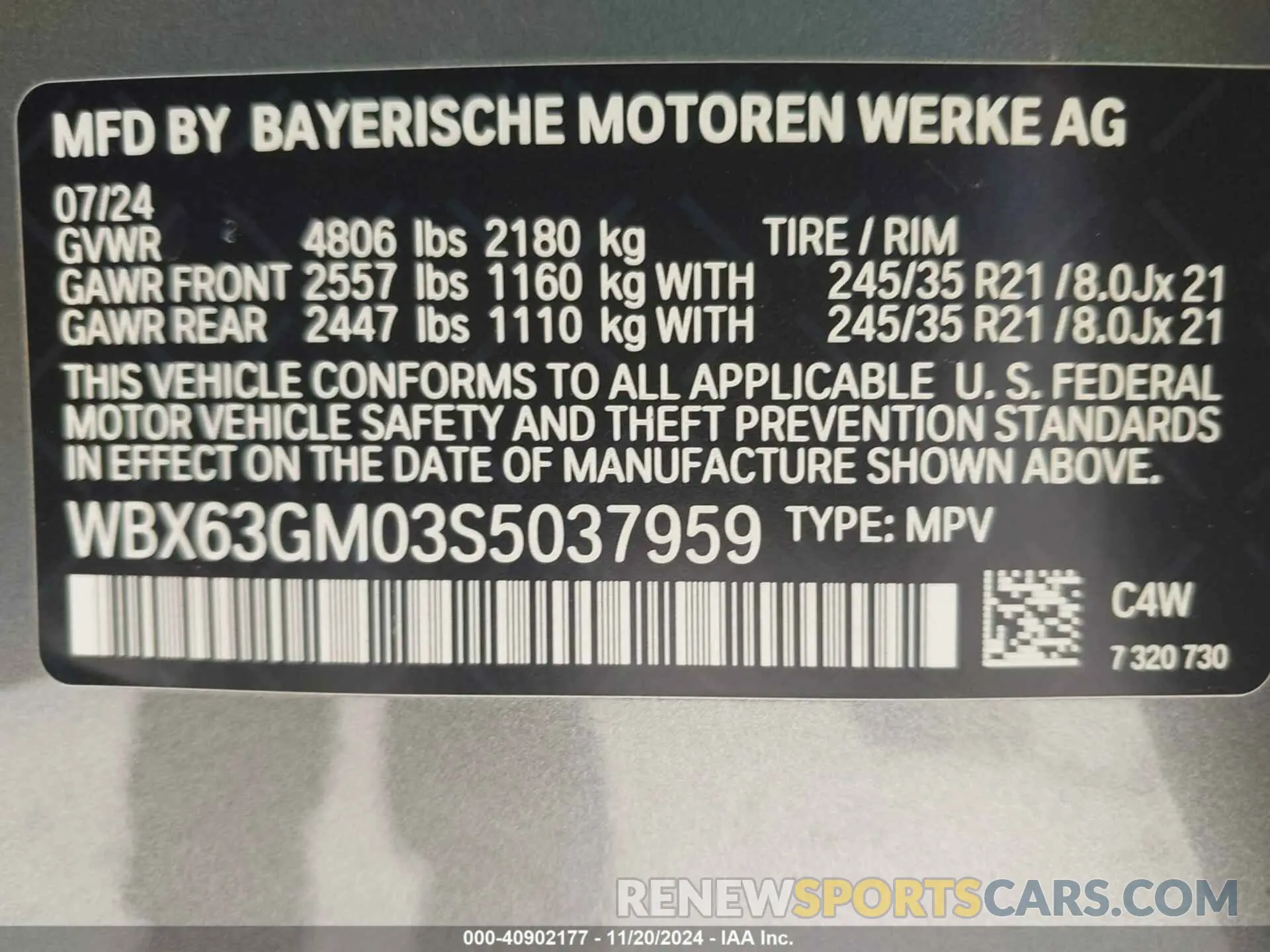 9 Photograph of a damaged car WBX63GM03S5037959 BMW X2 2025