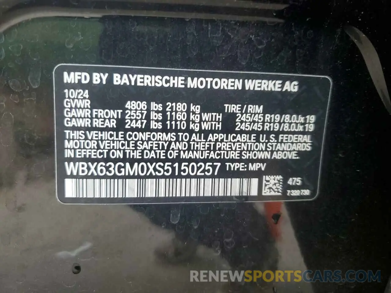 12 Photograph of a damaged car WBX63GM0XS5150257 BMW X2 2025