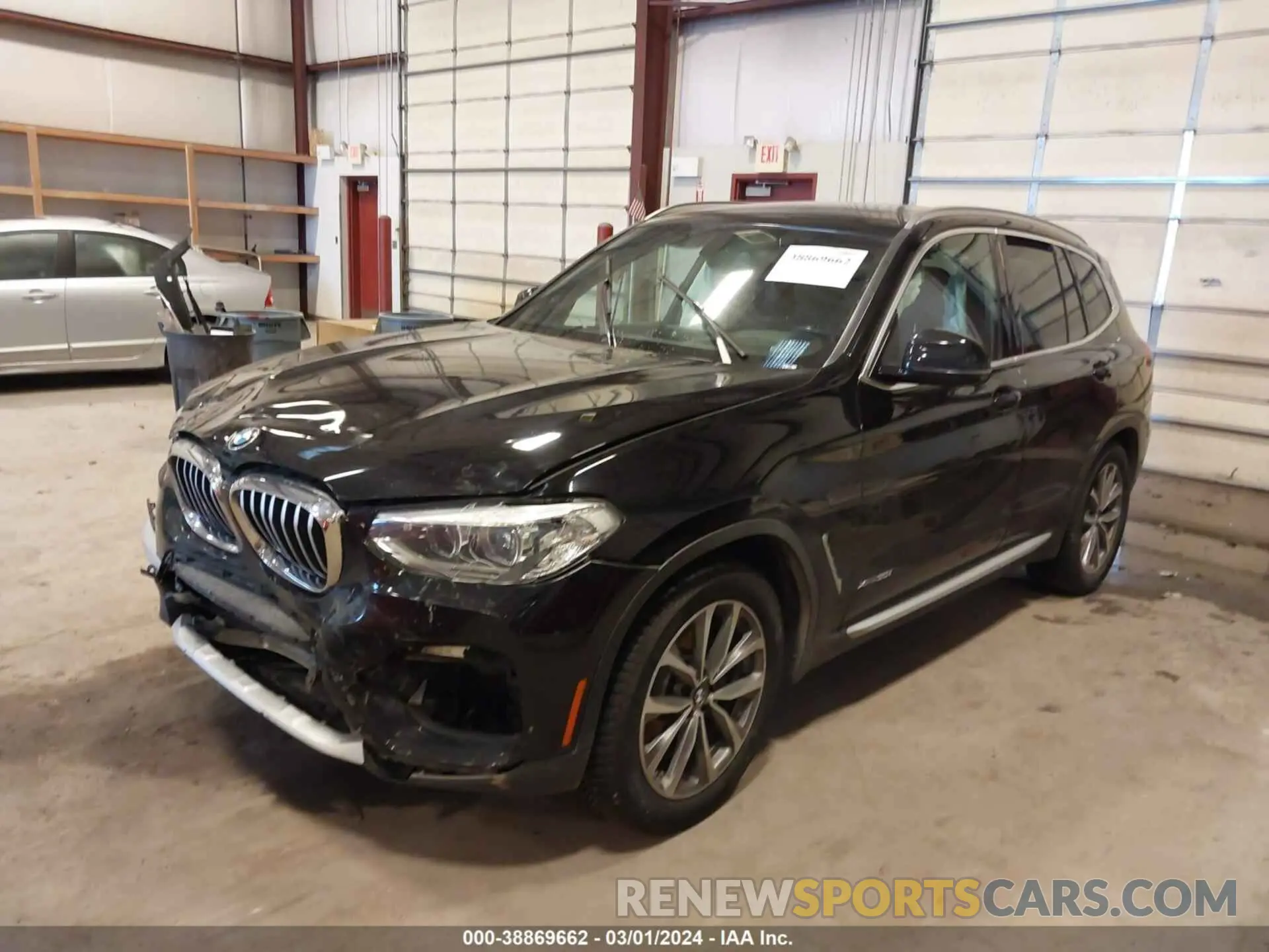 2 Photograph of a damaged car 5UXTR9C51JLC75201 BMW X3 2018