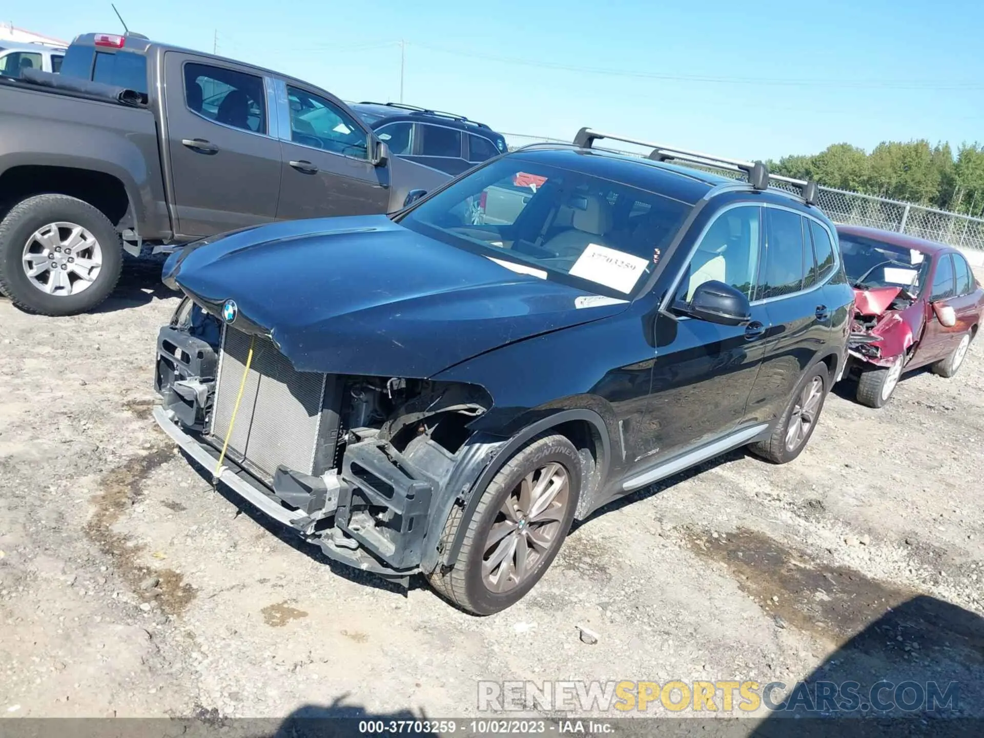 2 Photograph of a damaged car 5UXTR9C5XJLA44670 BMW X3 2018