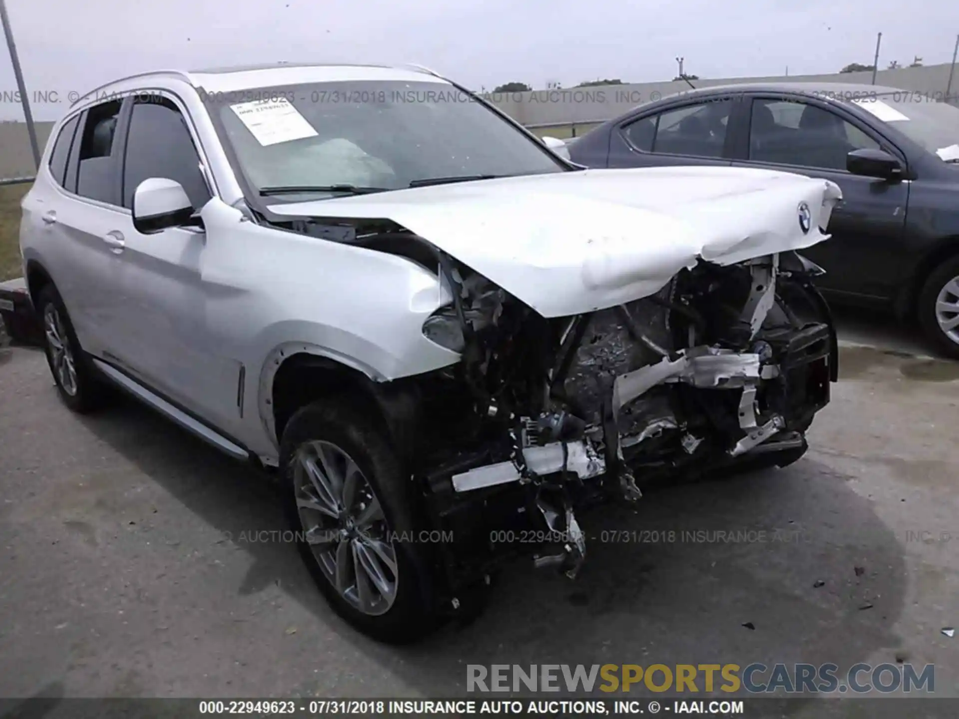 1 Photograph of a damaged car 5UXTR7C50KLE94401 Bmw X3 2019