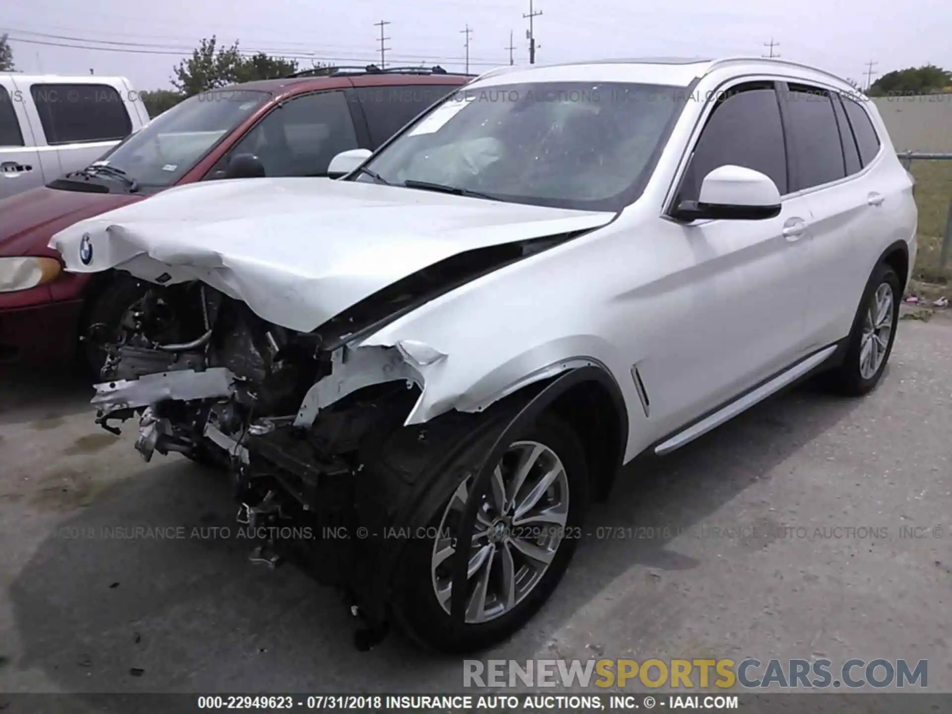 2 Photograph of a damaged car 5UXTR7C50KLE94401 Bmw X3 2019