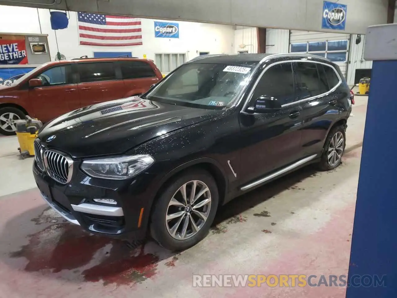 1 Photograph of a damaged car 5UXTR7C50KLE94804 BMW X3 2019