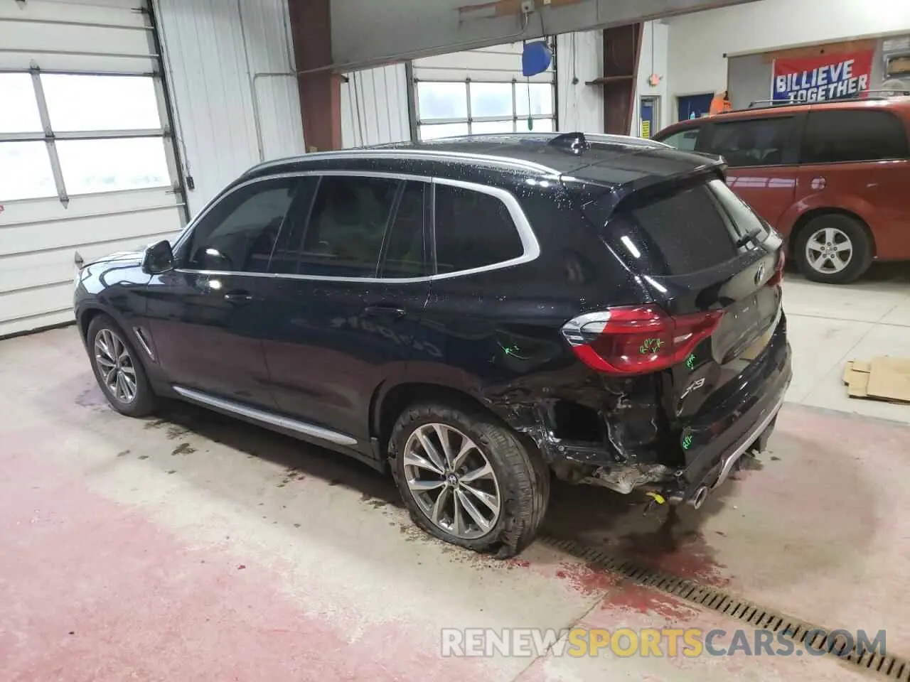 2 Photograph of a damaged car 5UXTR7C50KLE94804 BMW X3 2019