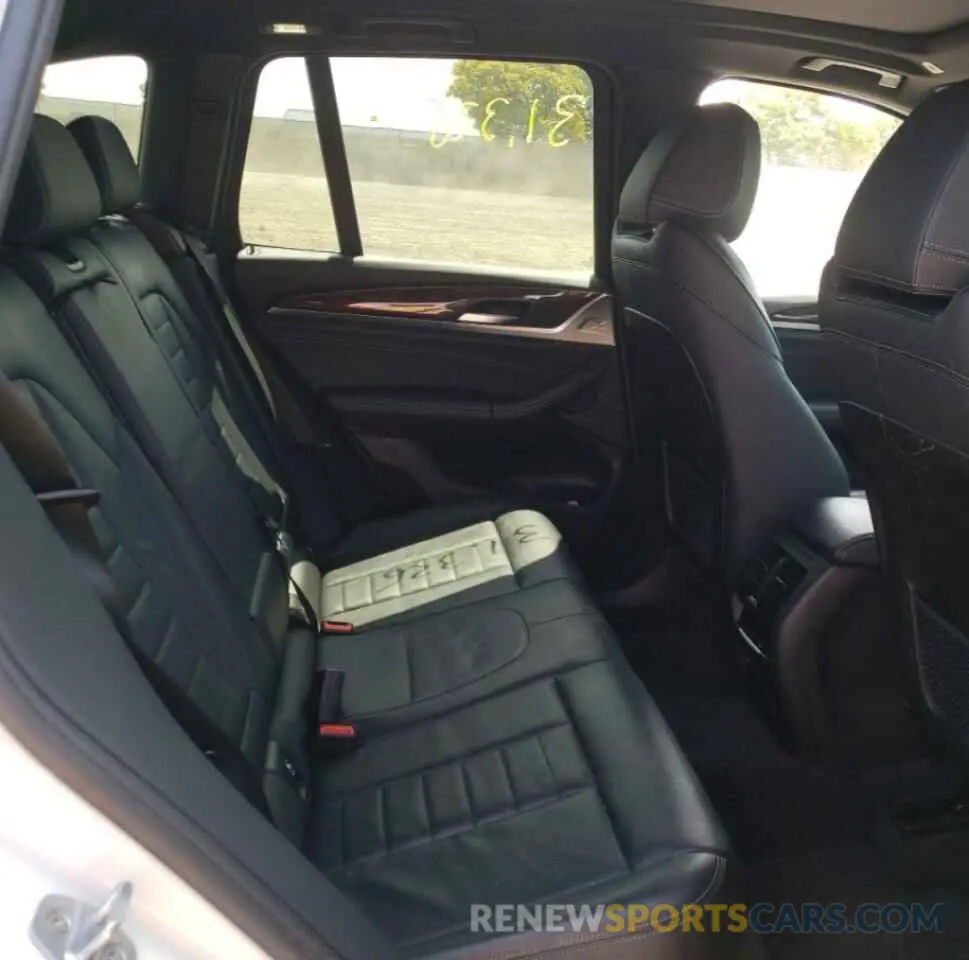 6 Photograph of a damaged car 5UXTR7C50KLE97704 BMW X3 2019