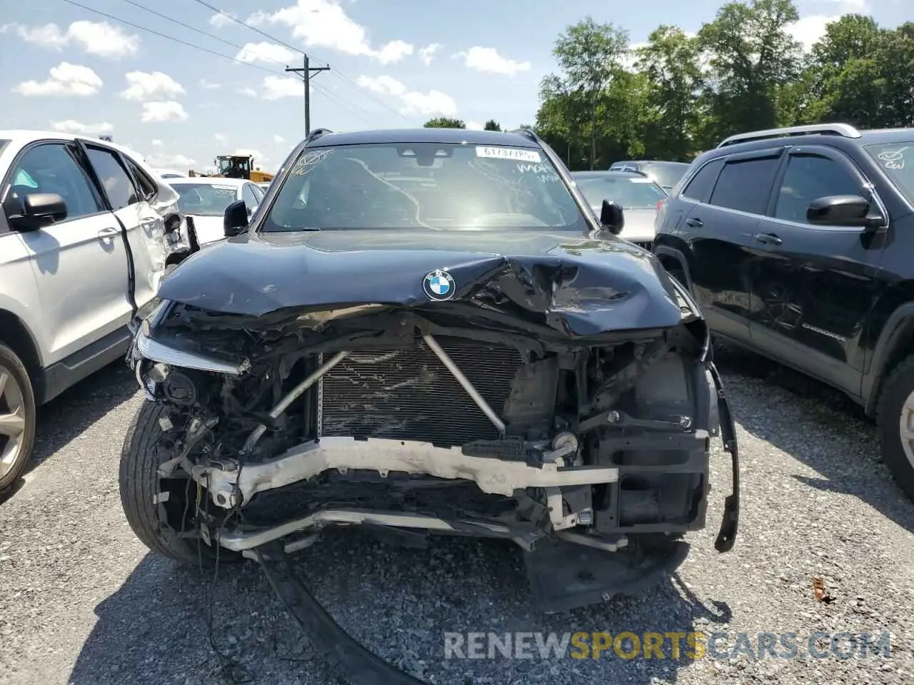 5 Photograph of a damaged car 5UXTR7C50KLF24559 BMW X3 2019