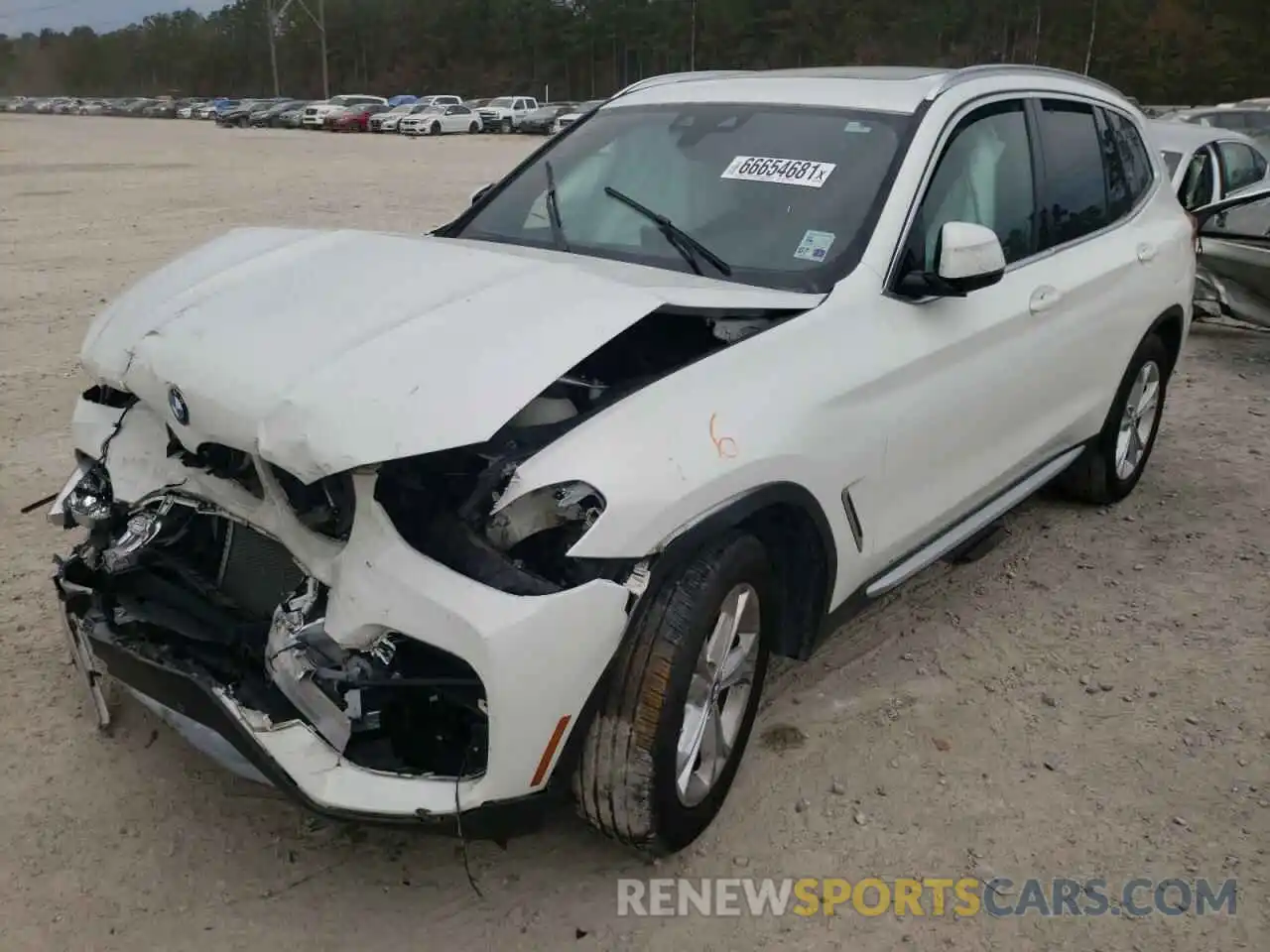 2 Photograph of a damaged car 5UXTR7C50KLF27056 BMW X3 2019