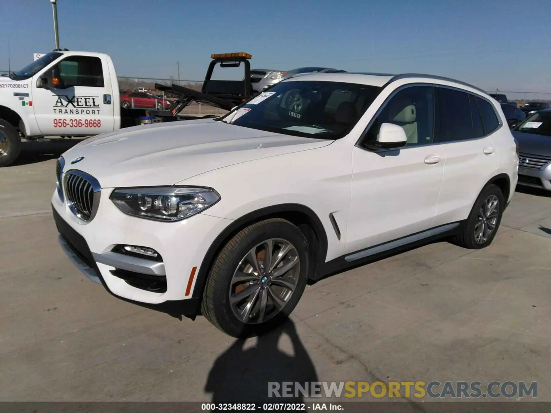 2 Photograph of a damaged car 5UXTR7C50KLF30183 BMW X3 2019