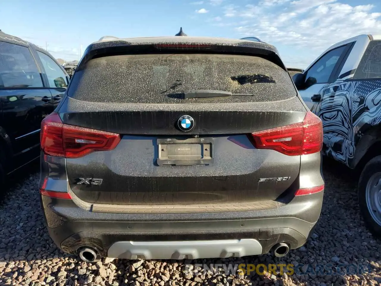 6 Photograph of a damaged car 5UXTR7C50KLF33102 BMW X3 2019