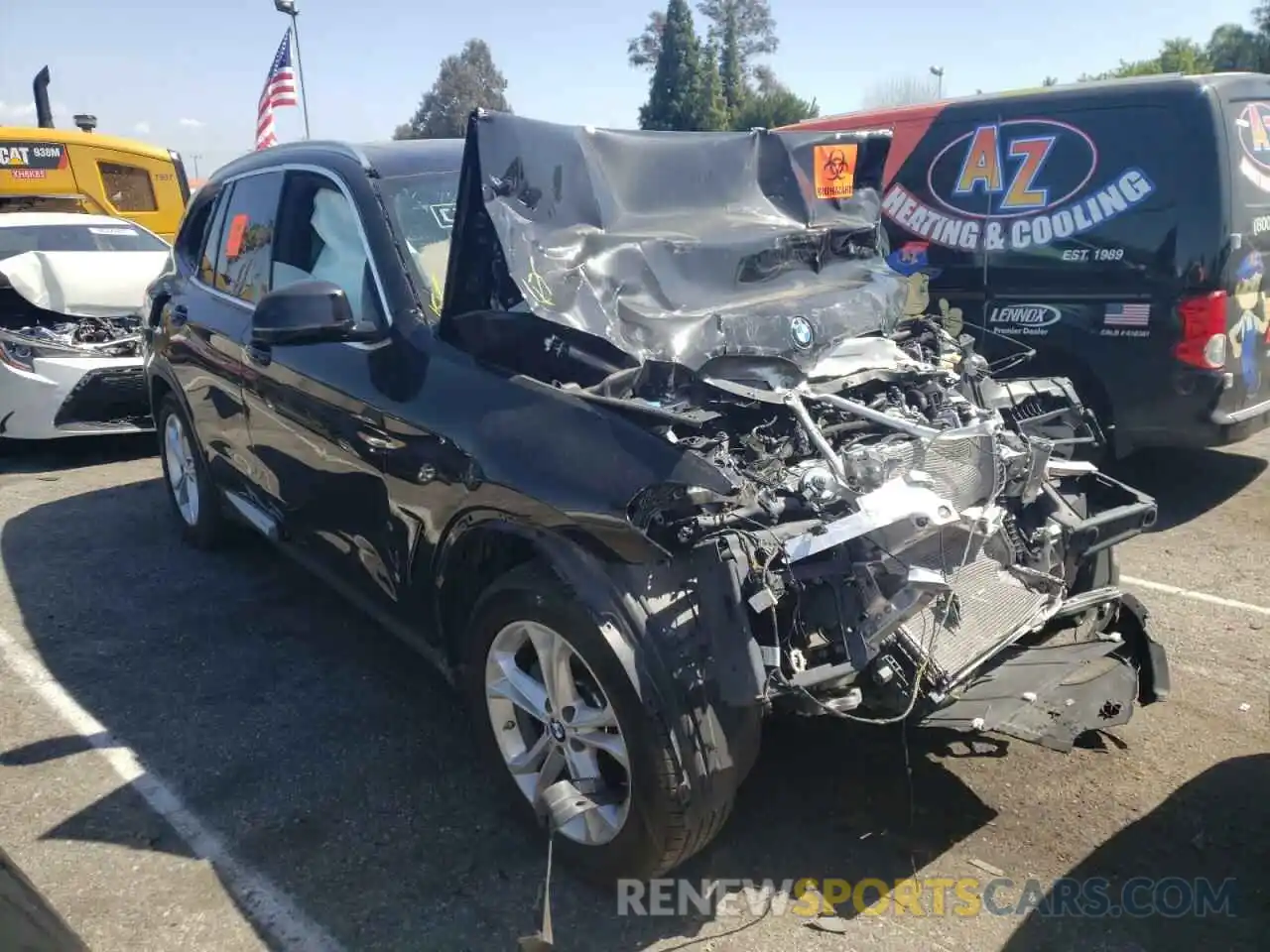 1 Photograph of a damaged car 5UXTR7C50KLR38759 BMW X3 2019