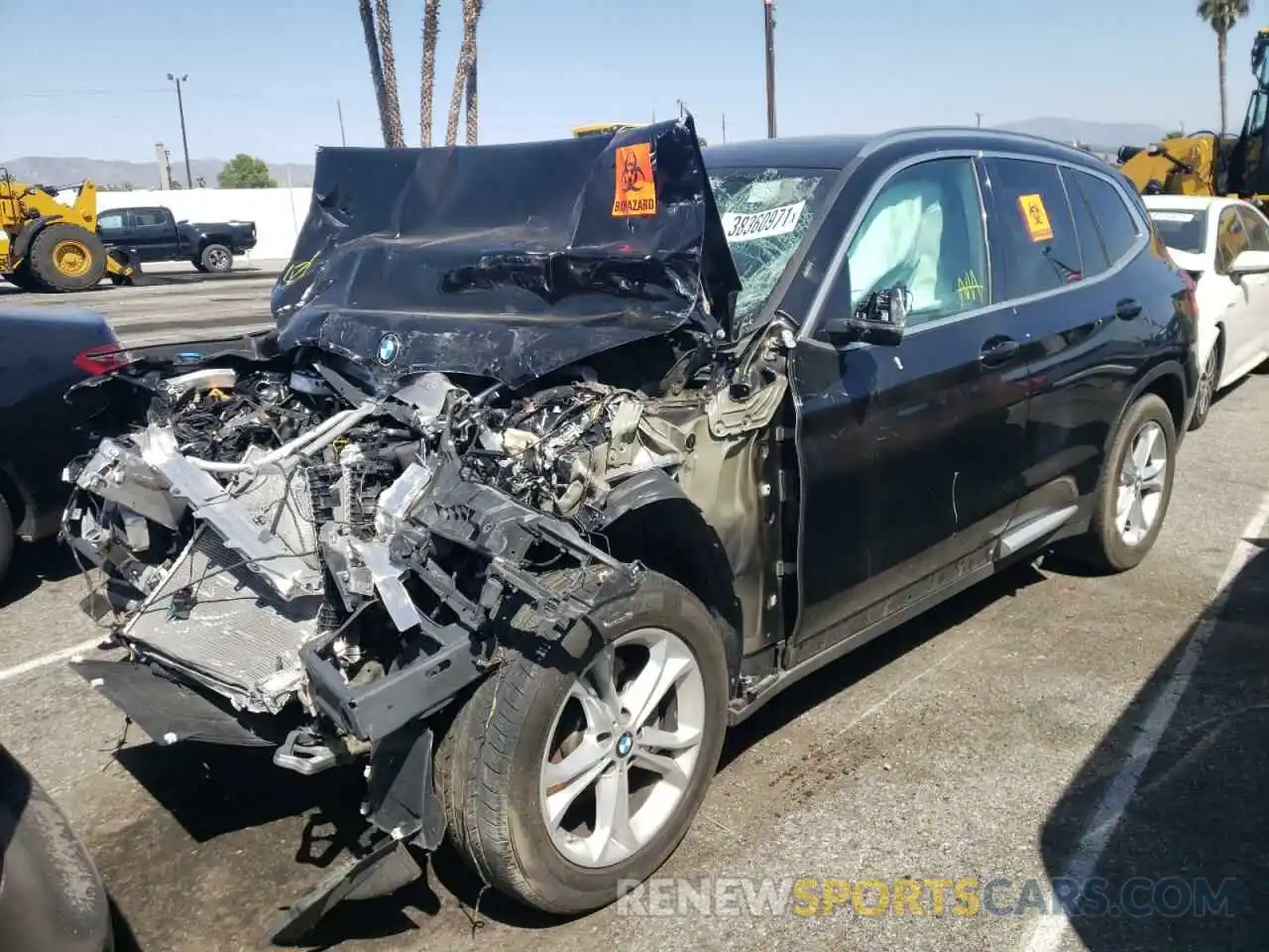 2 Photograph of a damaged car 5UXTR7C50KLR38759 BMW X3 2019