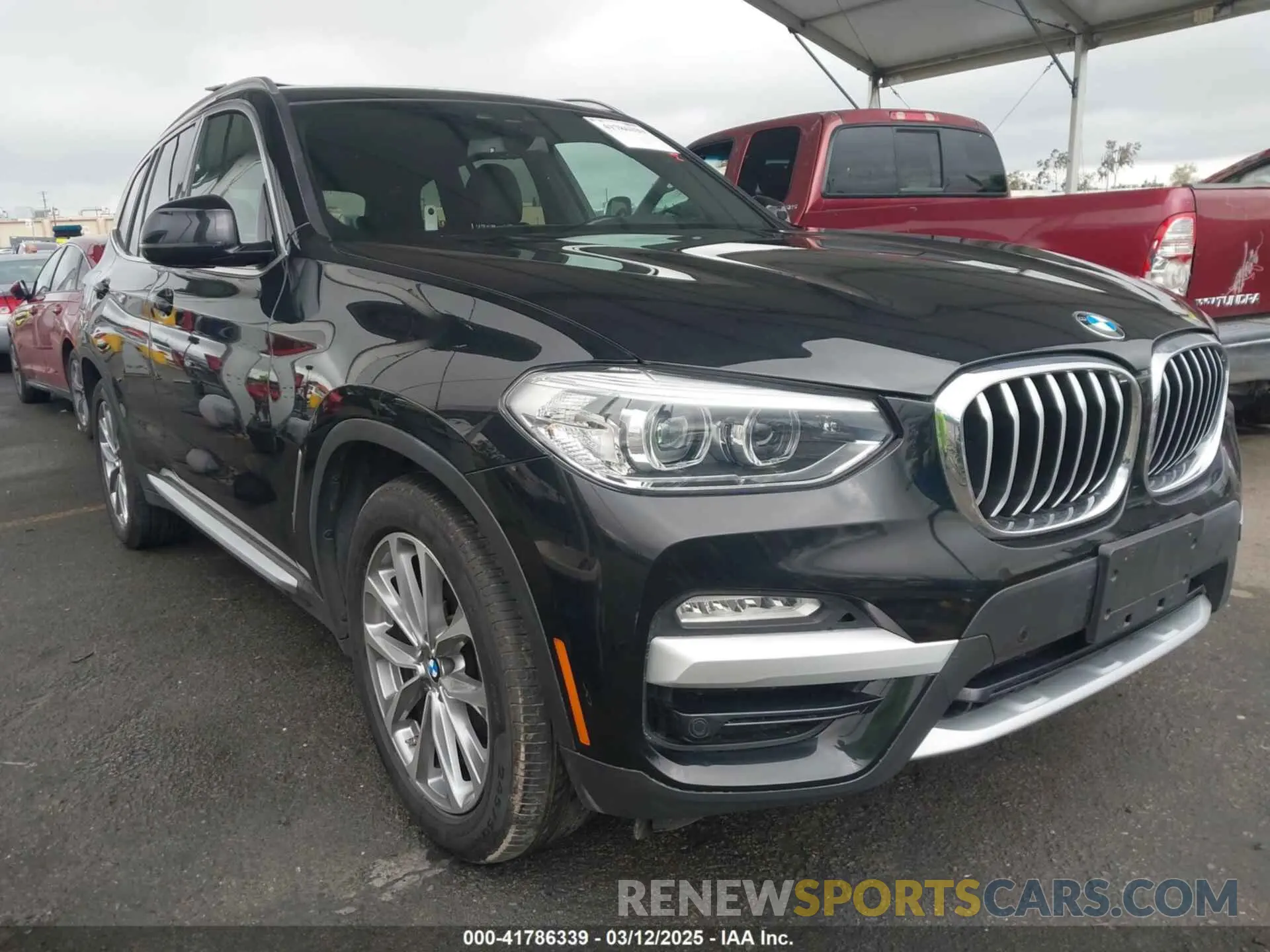 1 Photograph of a damaged car 5UXTR7C50KLR44299 BMW X3 2019
