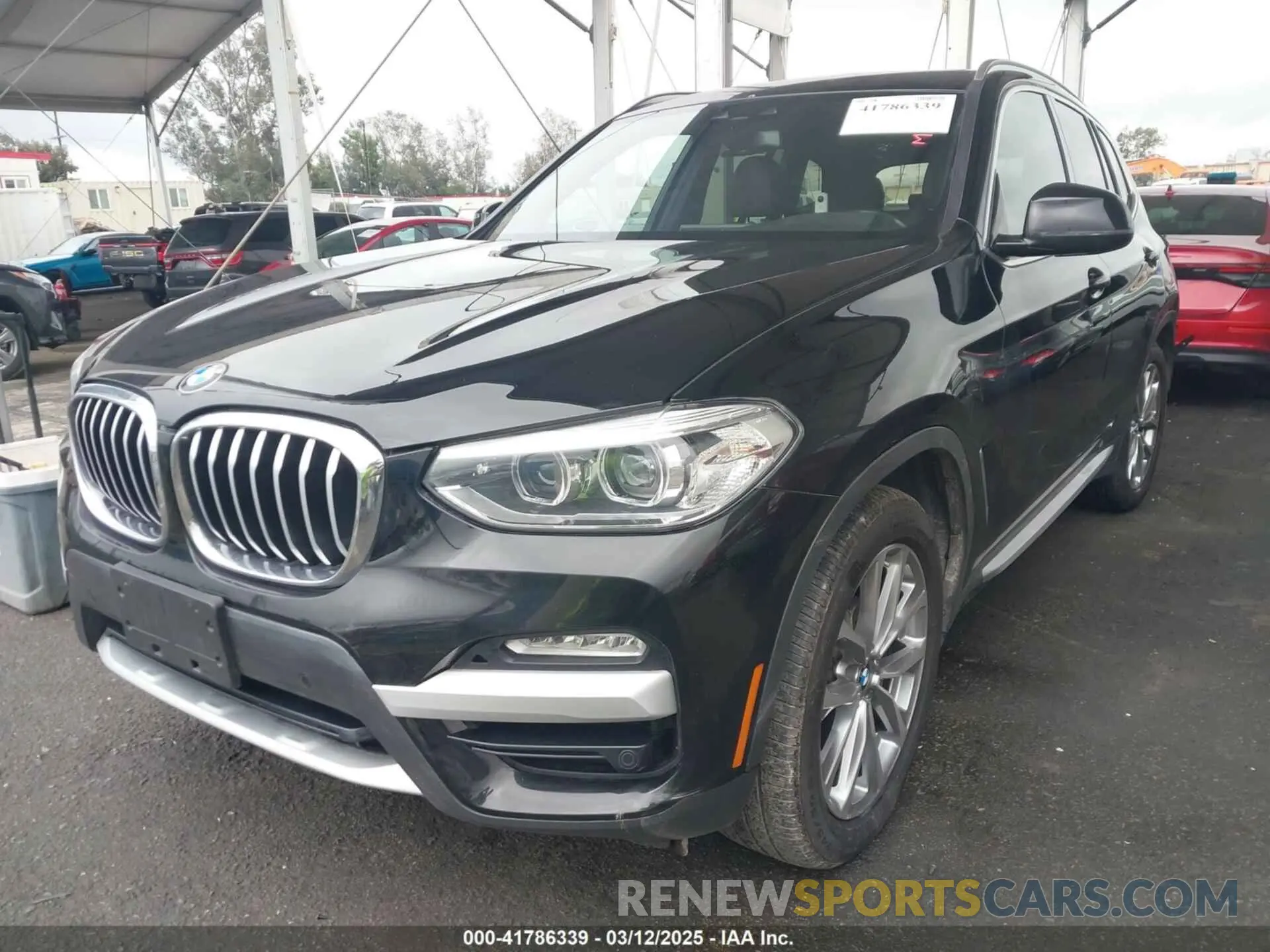 2 Photograph of a damaged car 5UXTR7C50KLR44299 BMW X3 2019
