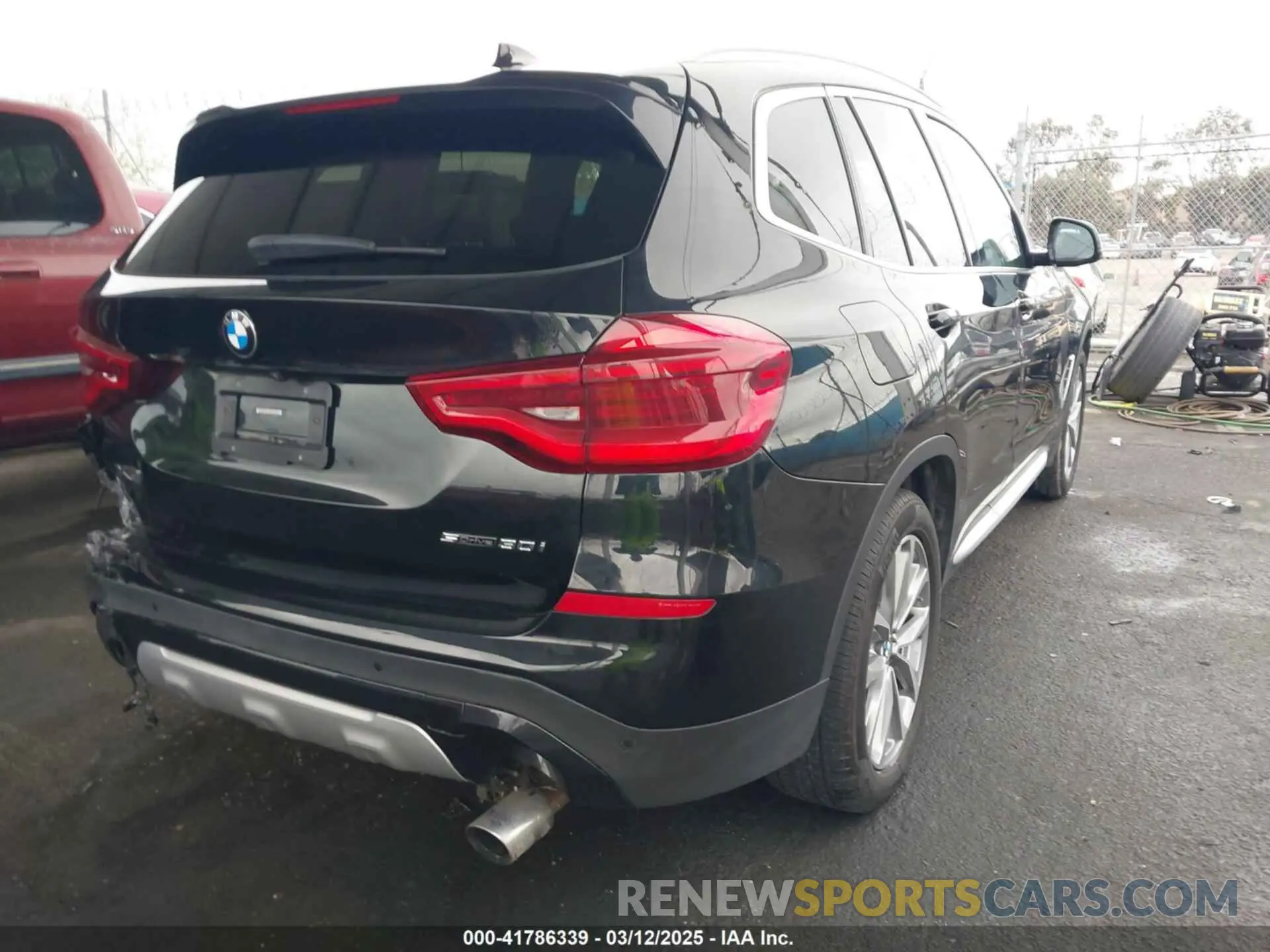 4 Photograph of a damaged car 5UXTR7C50KLR44299 BMW X3 2019