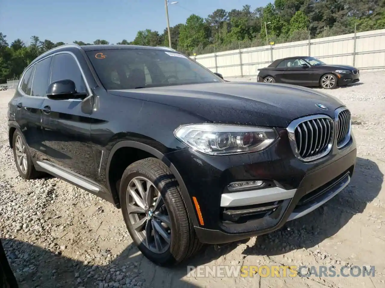 1 Photograph of a damaged car 5UXTR7C50KLR46554 BMW X3 2019