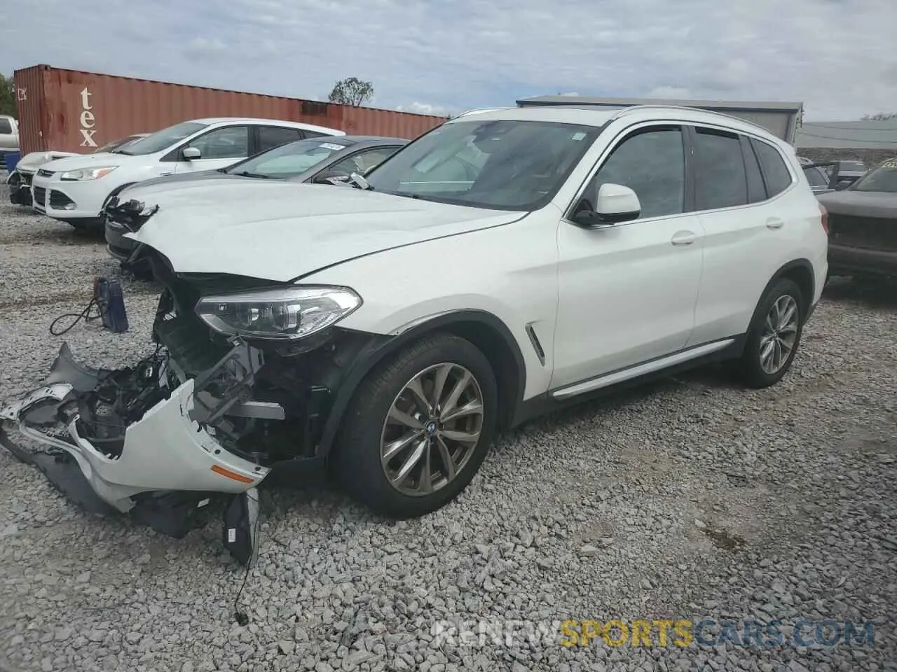 1 Photograph of a damaged car 5UXTR7C51KLE93810 BMW X3 2019