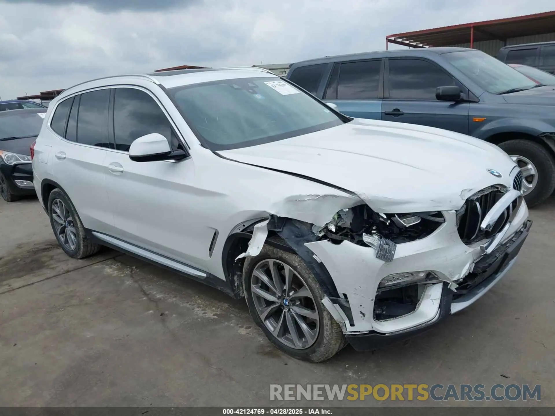 1 Photograph of a damaged car 5UXTR7C51KLE97856 BMW X3 2019
