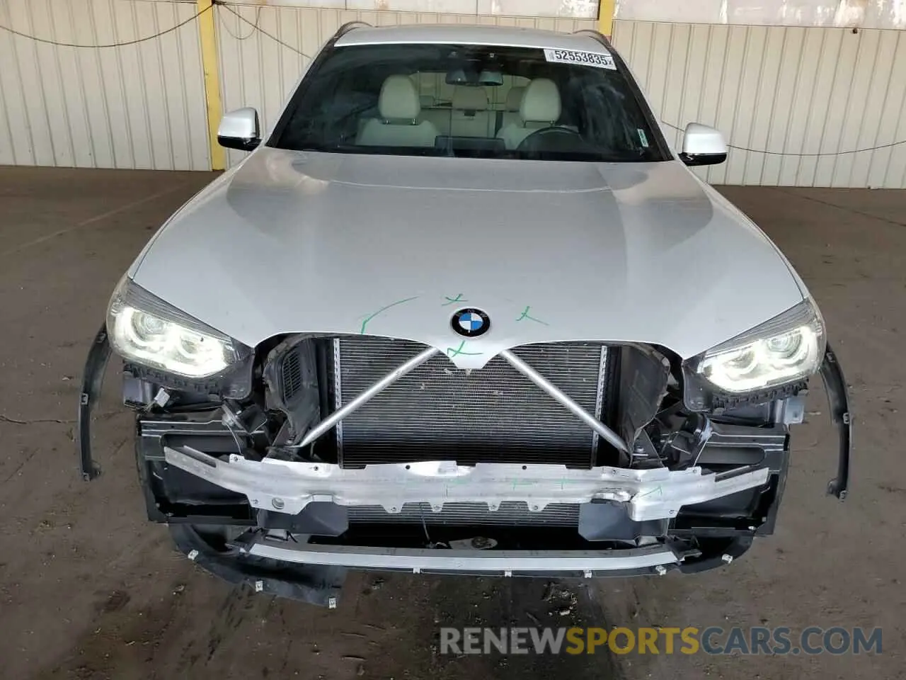 5 Photograph of a damaged car 5UXTR7C51KLF33156 BMW X3 2019