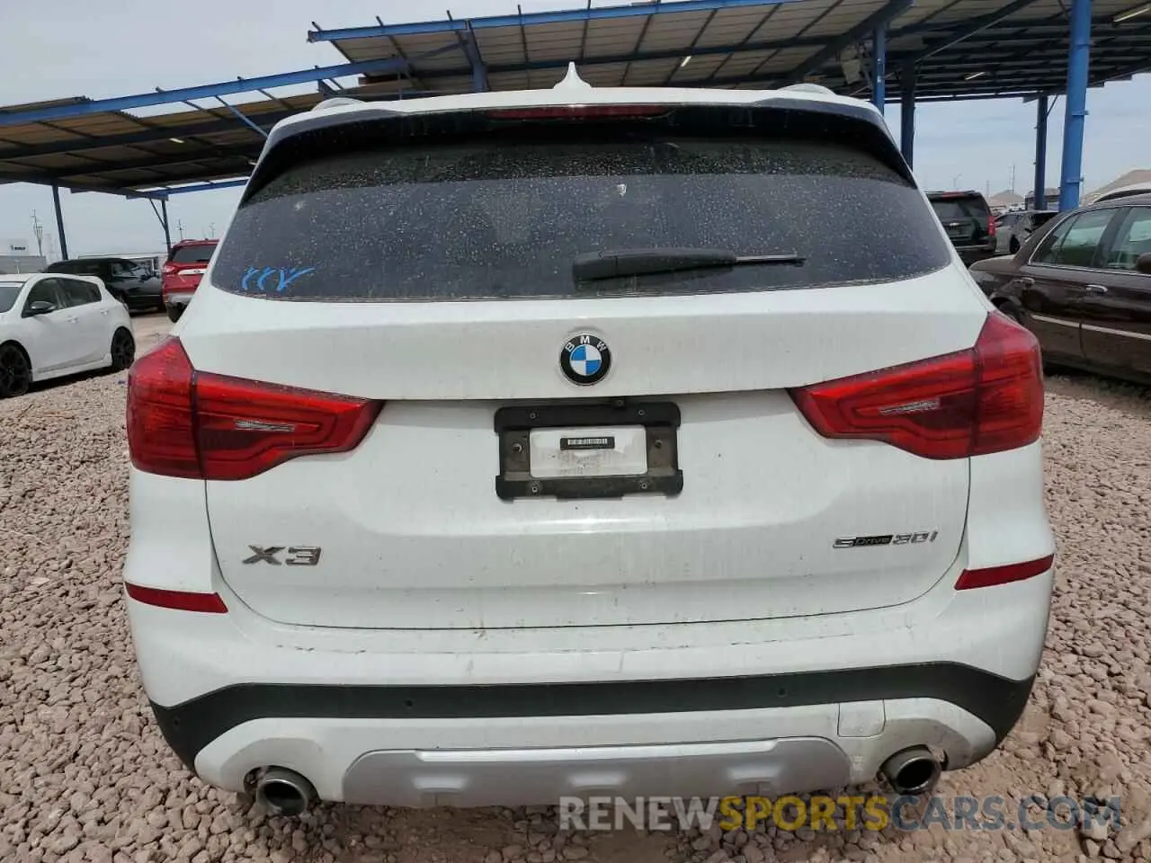 6 Photograph of a damaged car 5UXTR7C51KLF33478 BMW X3 2019