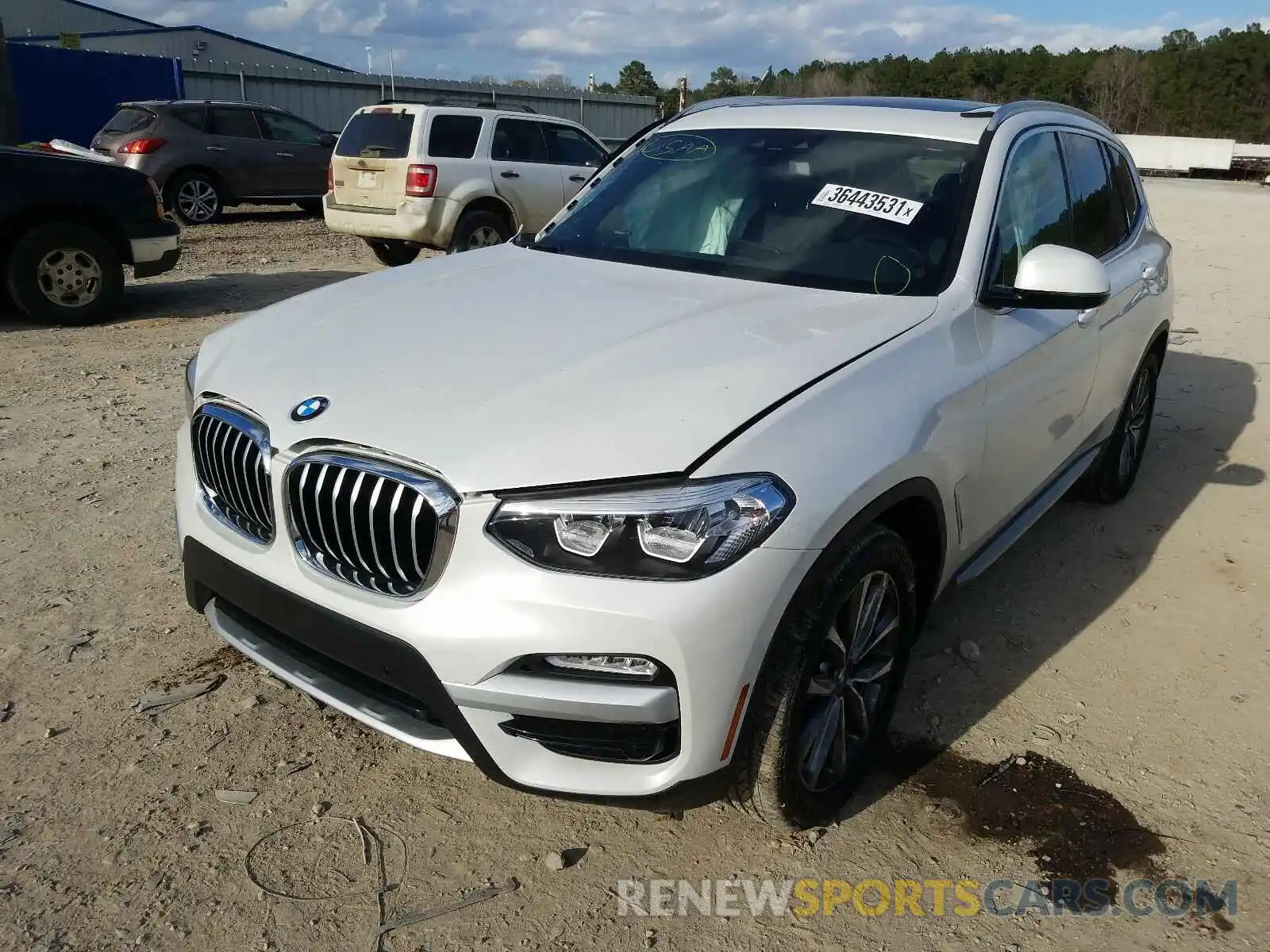 2 Photograph of a damaged car 5UXTR7C51KLF35683 BMW X3 2019