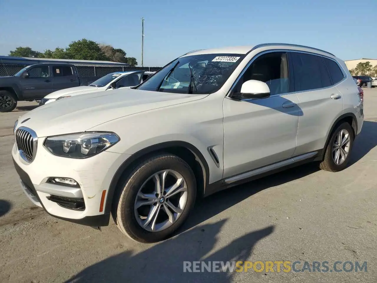 1 Photograph of a damaged car 5UXTR7C51KLF36493 BMW X3 2019