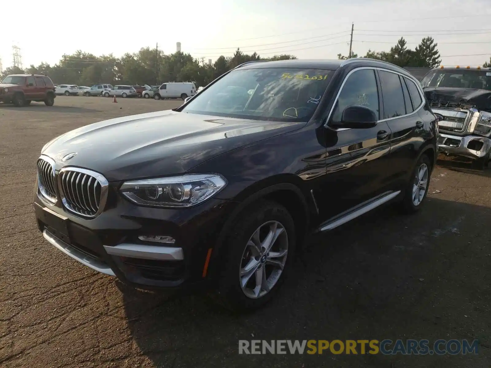 2 Photograph of a damaged car 5UXTR7C51KLR39516 BMW X3 2019