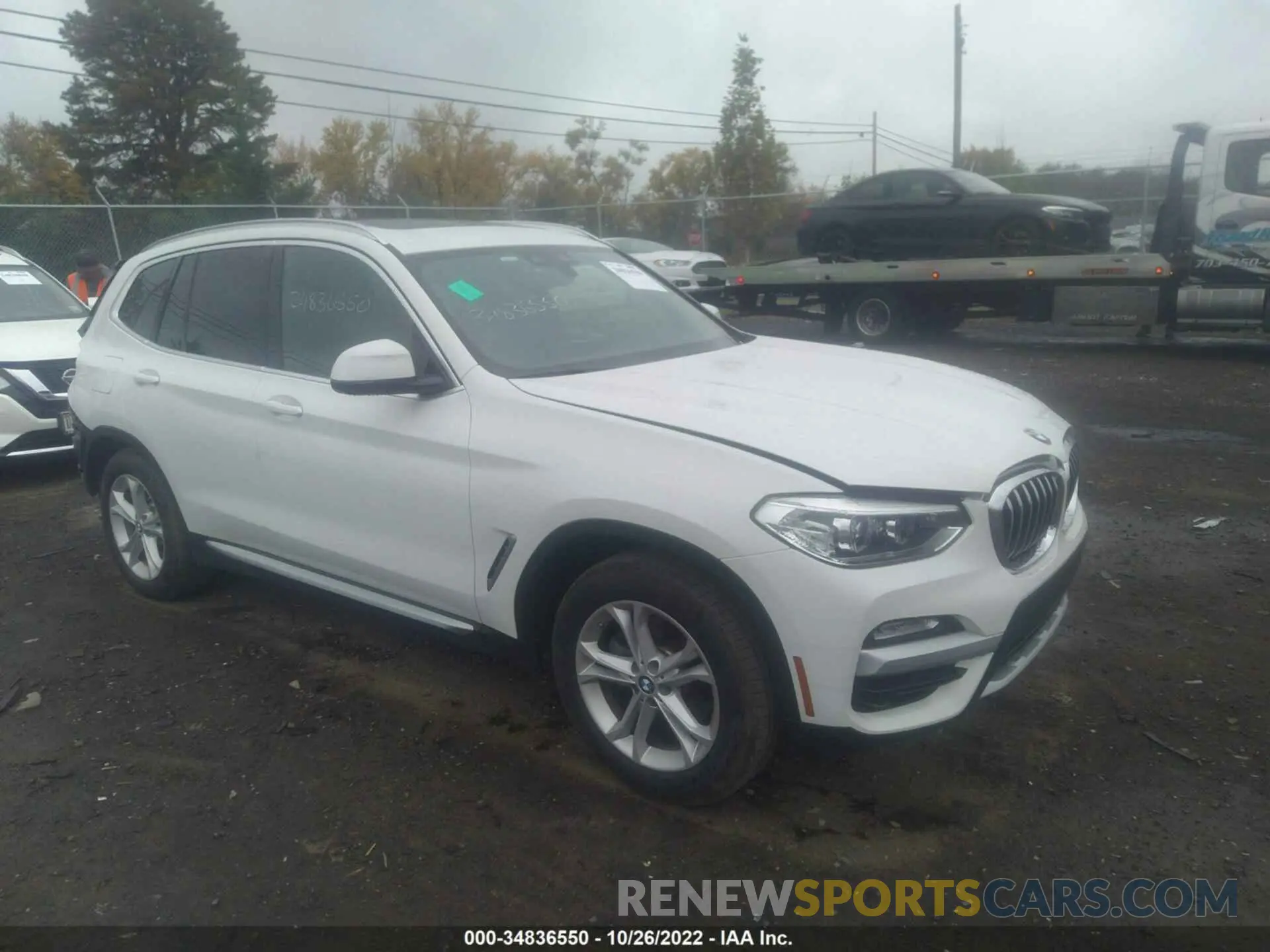 1 Photograph of a damaged car 5UXTR7C51KLR44246 BMW X3 2019