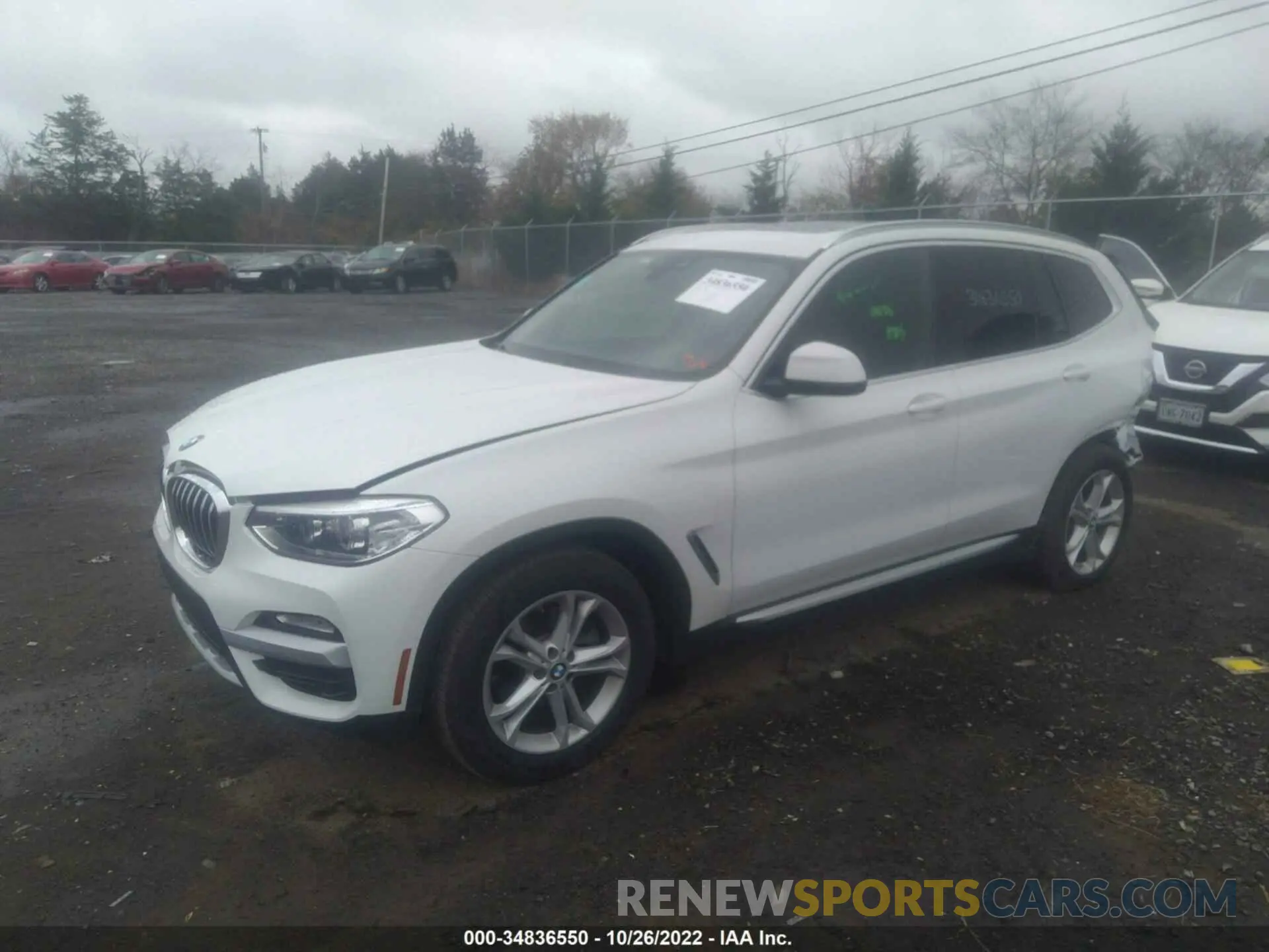 2 Photograph of a damaged car 5UXTR7C51KLR44246 BMW X3 2019