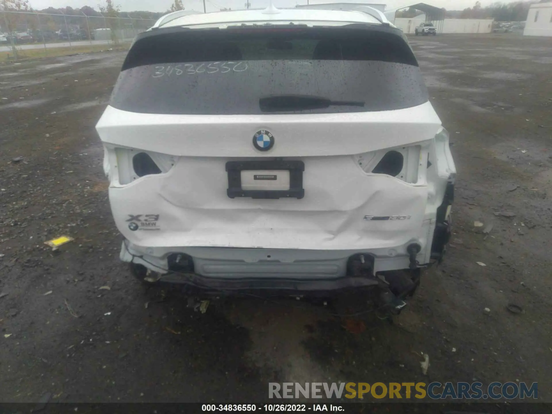 6 Photograph of a damaged car 5UXTR7C51KLR44246 BMW X3 2019
